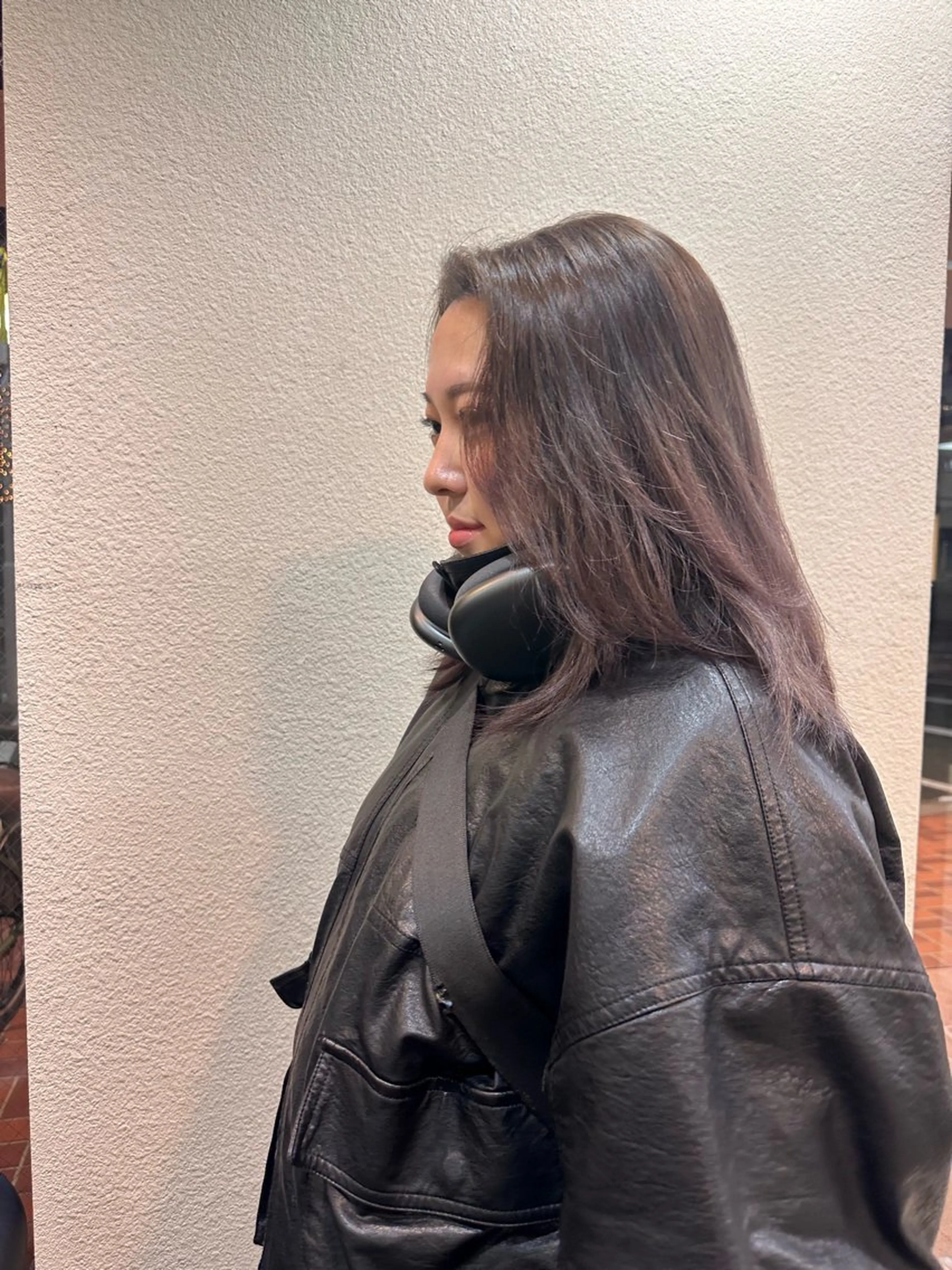 ミディアム カラー カーリーパーマ/ 透明ｶﾗｰ/MIKUのヘアスタイル