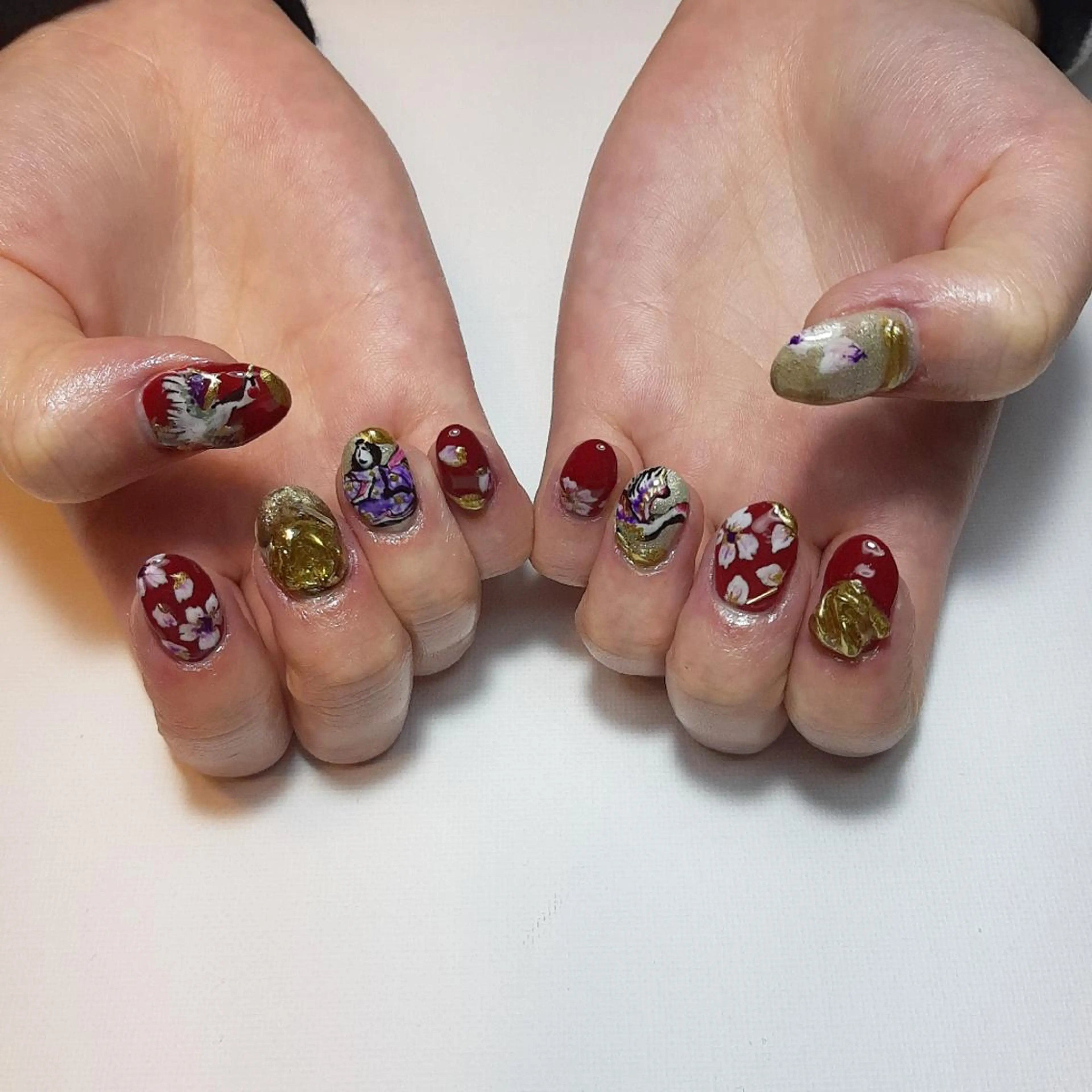 ネイル 卒業式 owlnail /持込みデザイン専門のネイルデザイン