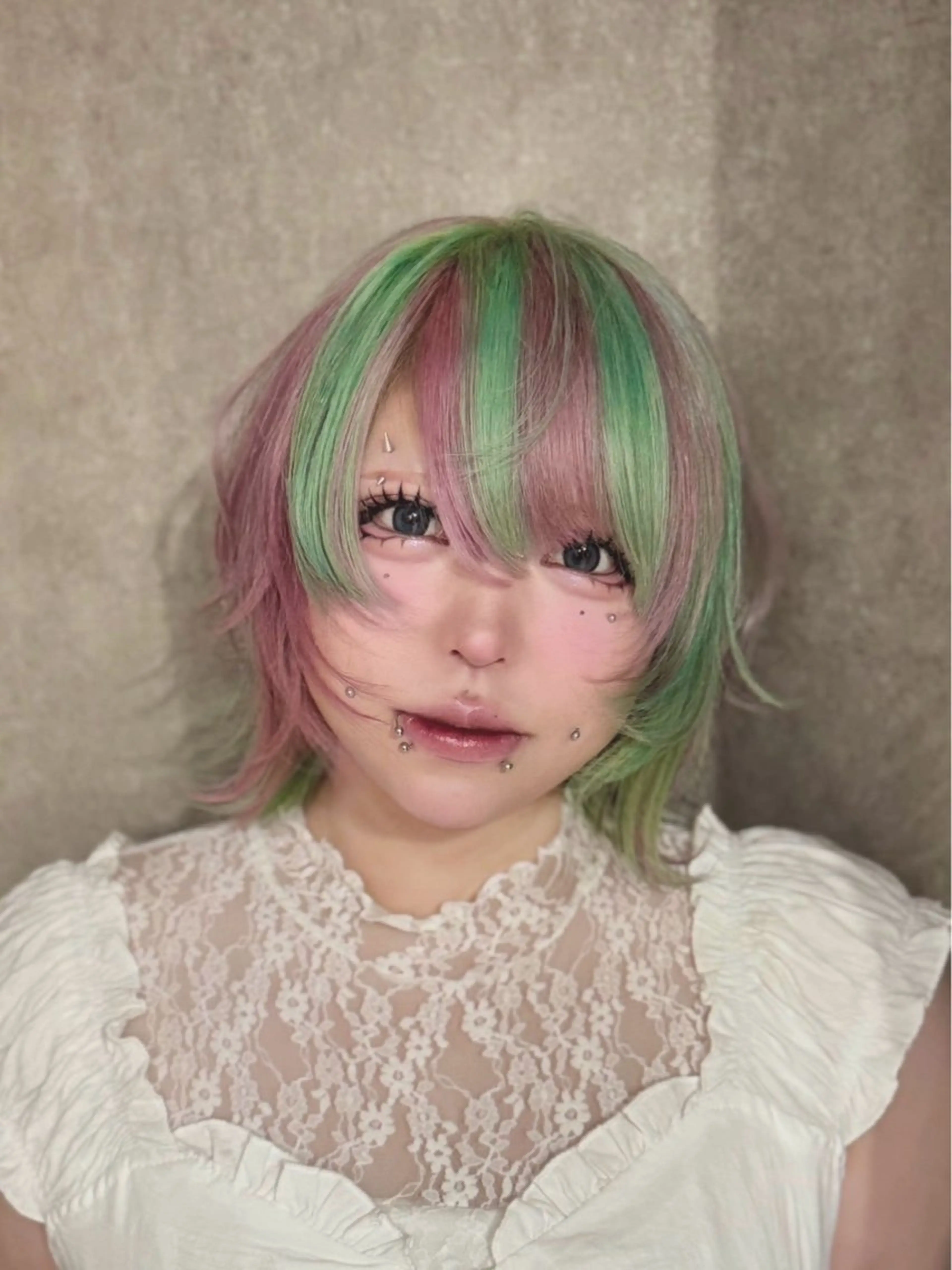 カラー ピンクカラー はな / Re:ICEのヘアスタイル