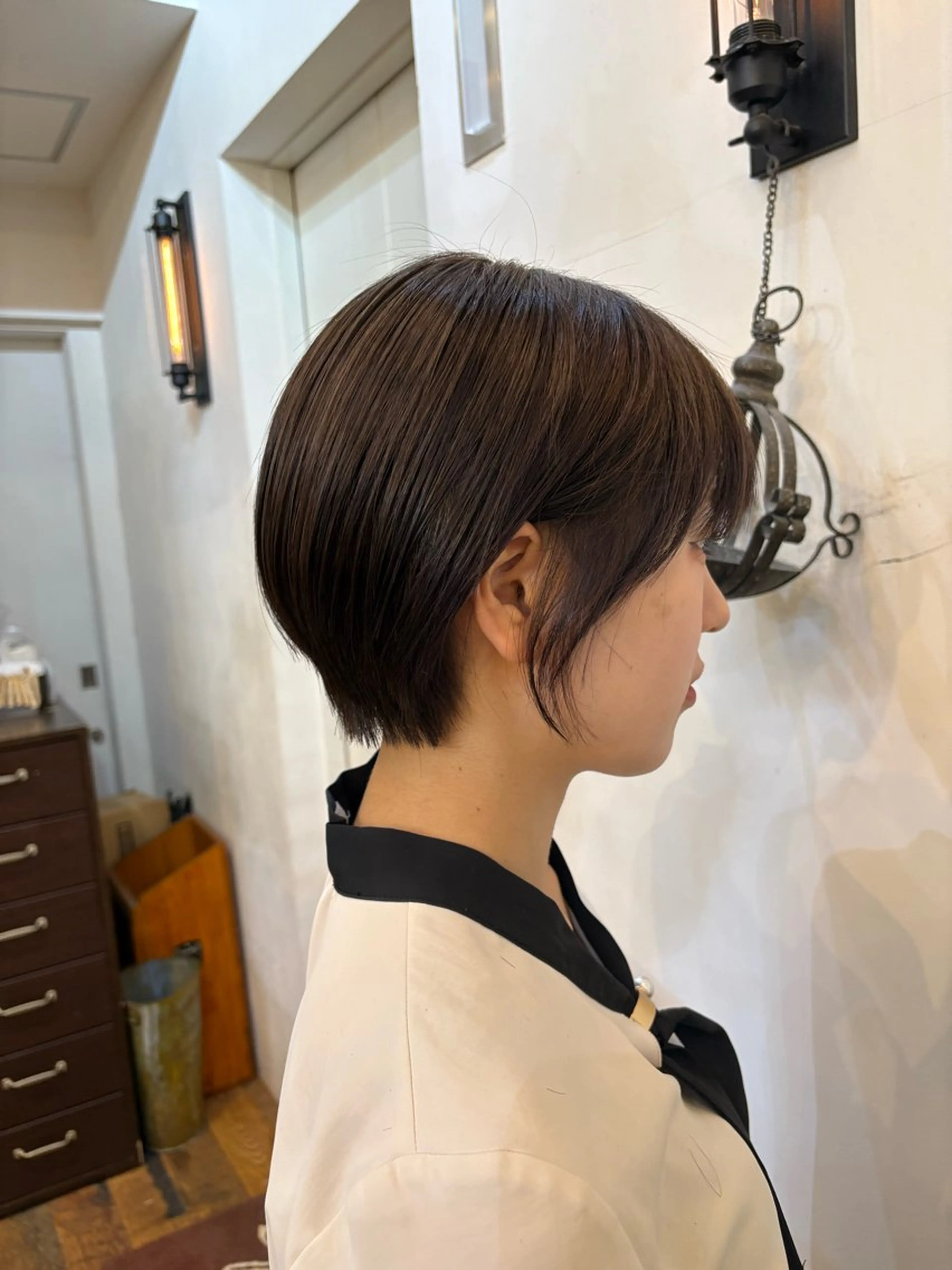 ショート ショートヘア 似合わせカット‪// 鶴我万唯華のヘアスタイル