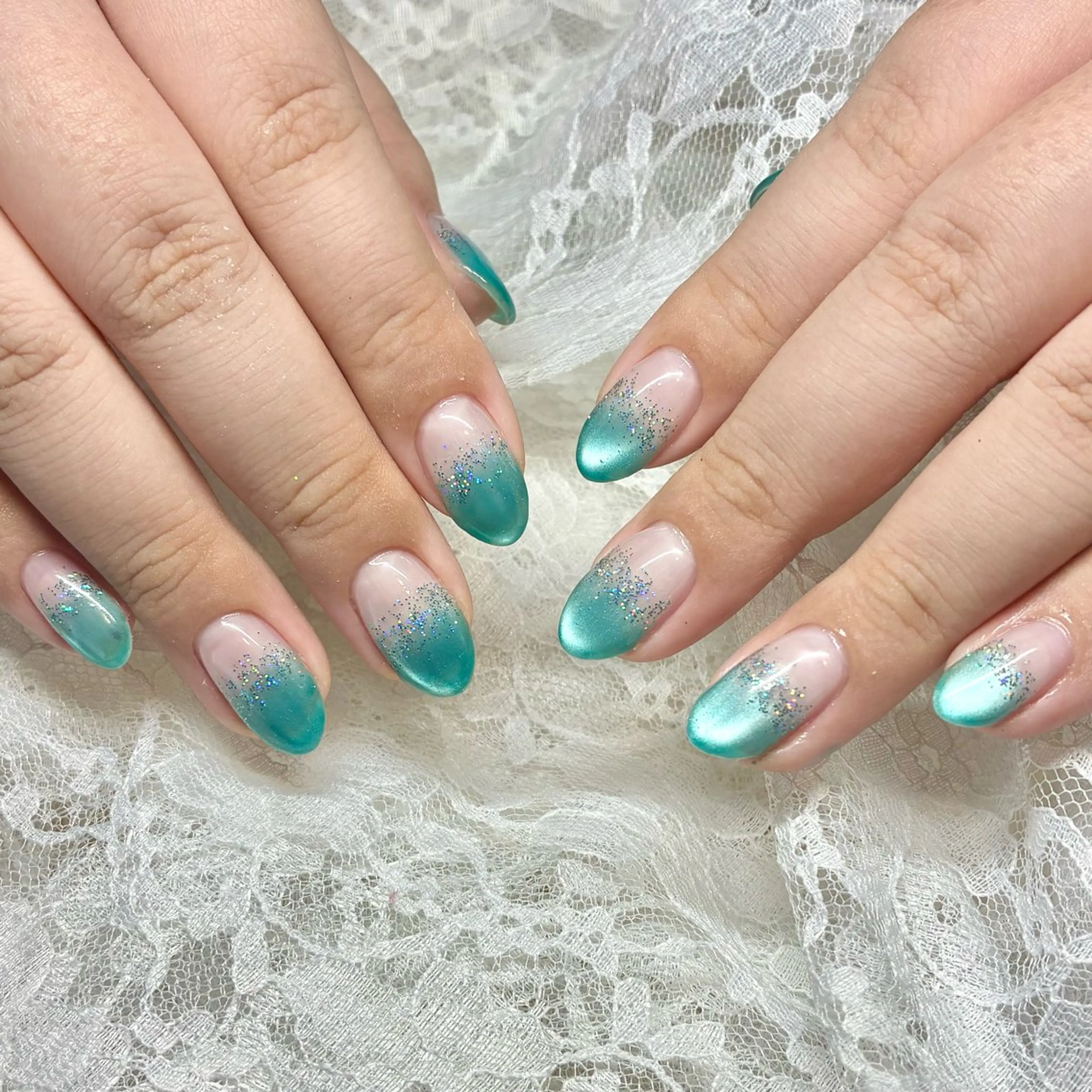 ネイル ジェルネイル マグネットネイル ハンドネイル Nail ヌシん家 AKANEのネイルデザイン