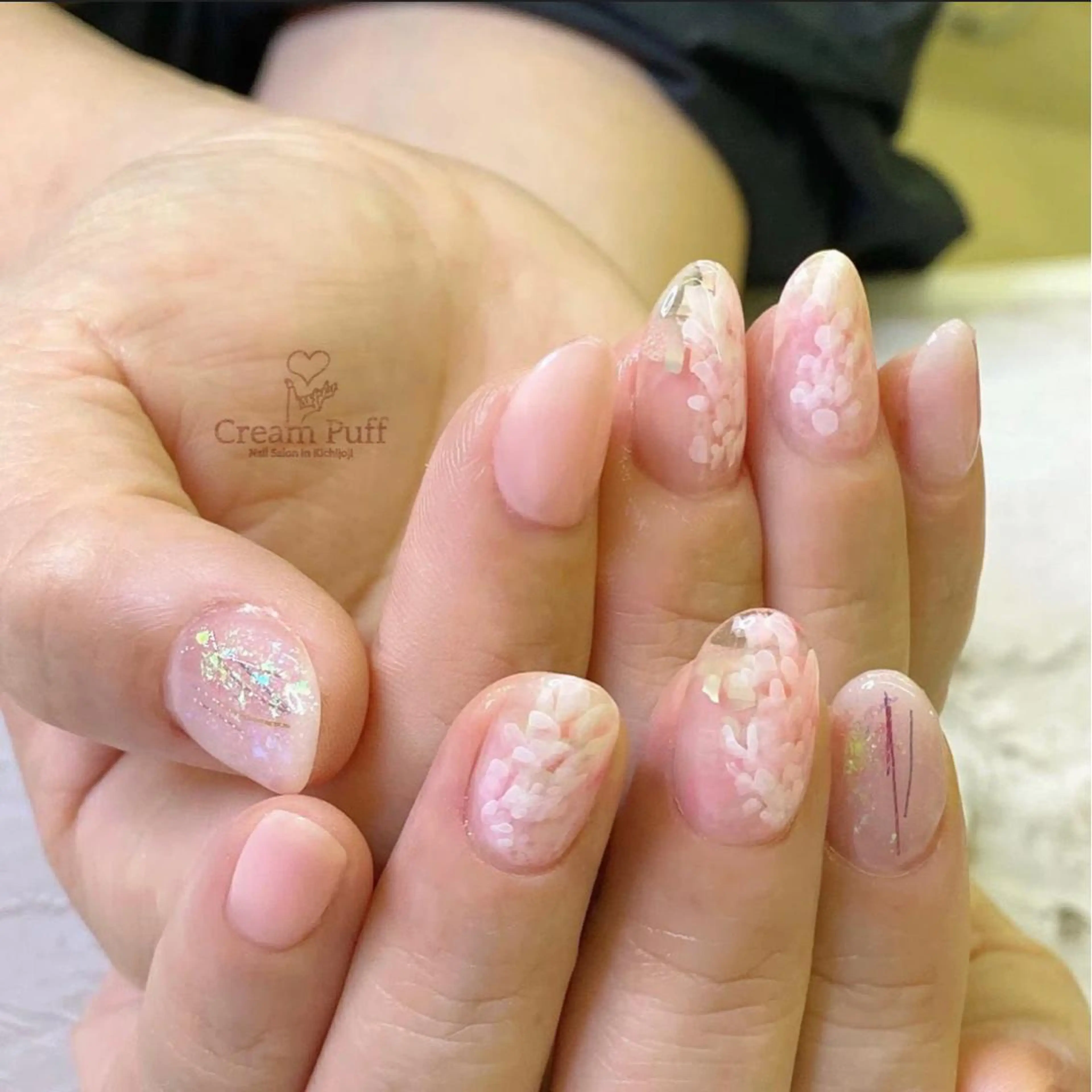 ネイル アートネイル 桜ネイル フラワーネイル ピンク 春ネイル HAMANO MIKAのネイルデザイン