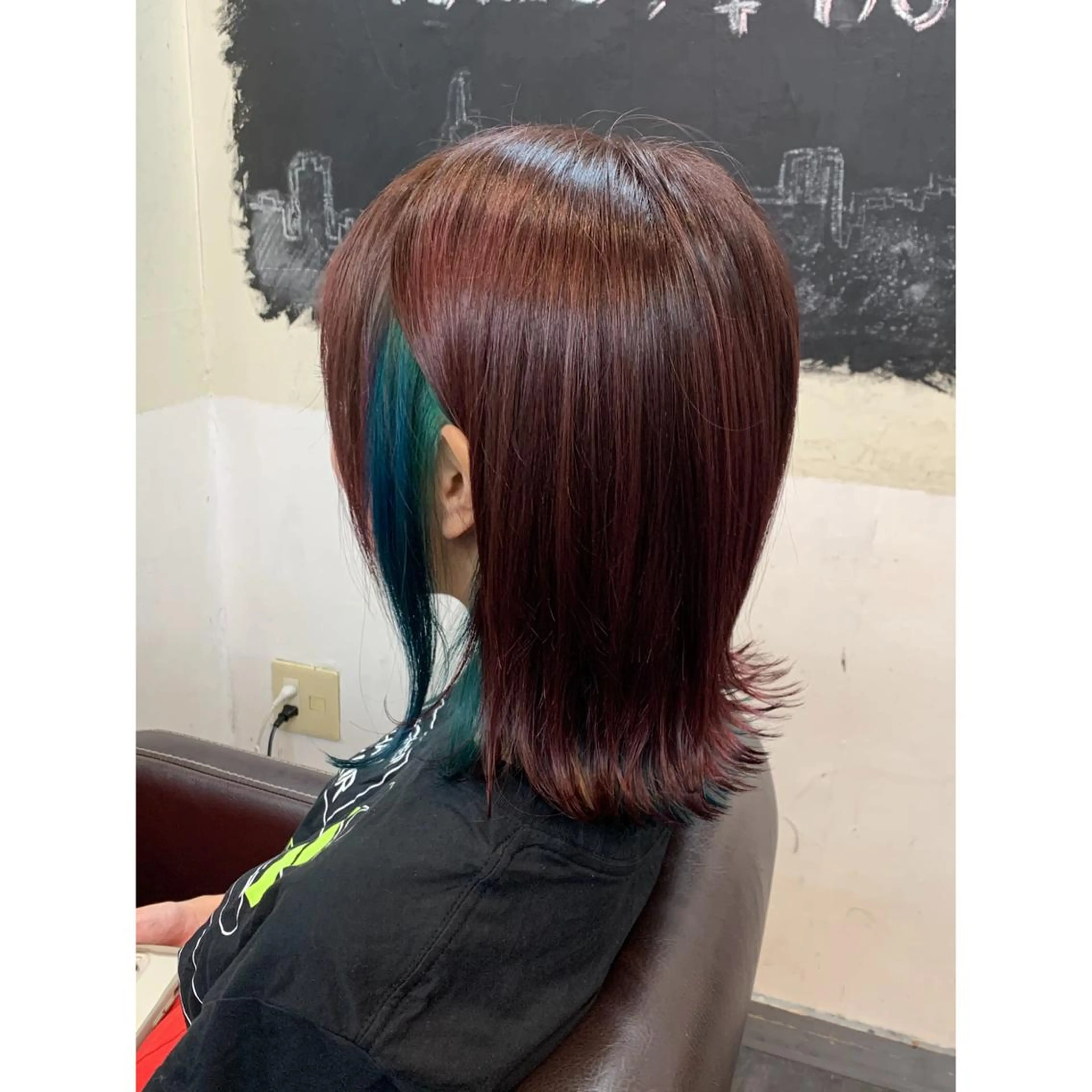 ミディアム カラー LaLaMoana Rickyのヘアスタイル