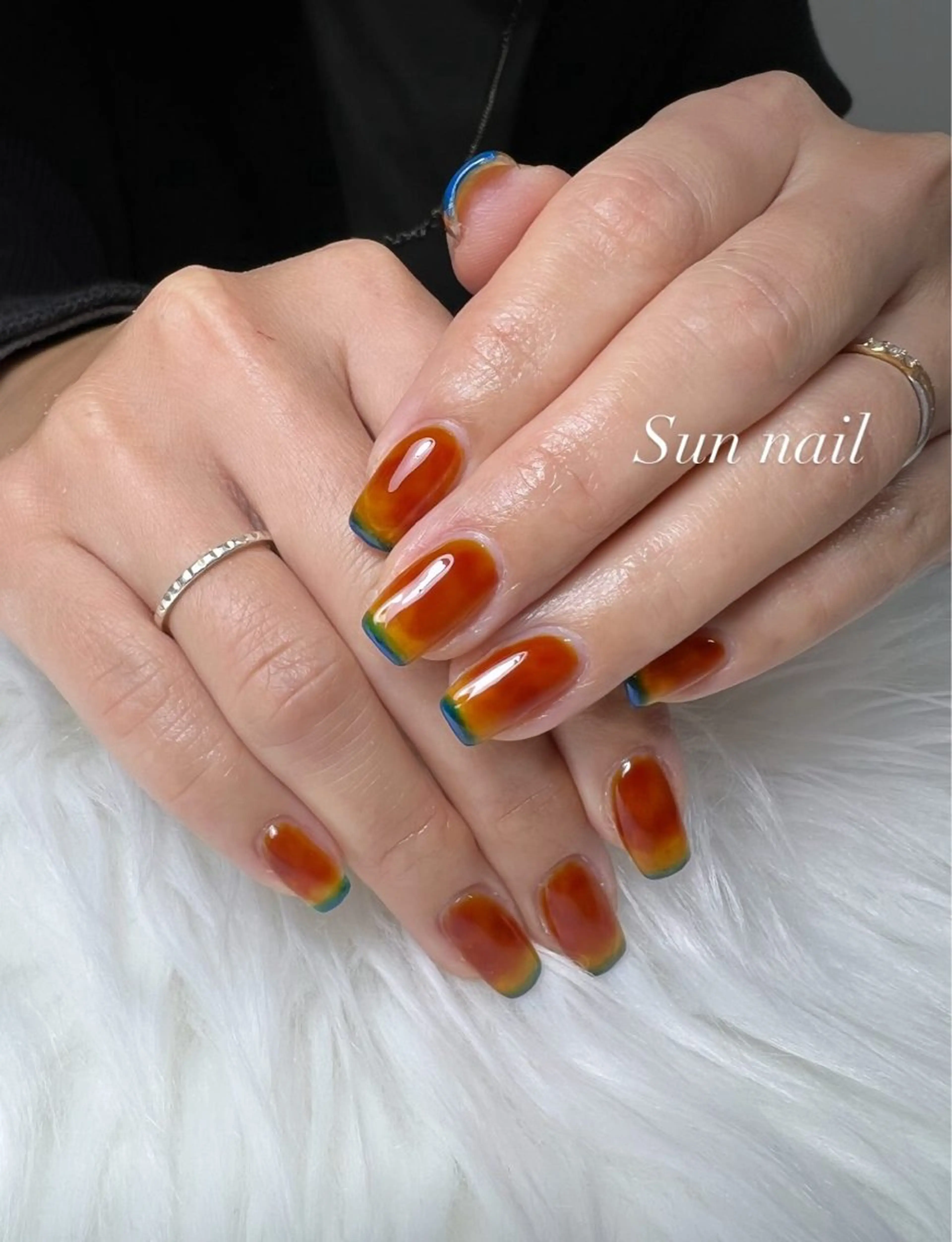 ネイル 持ち込み ハンドネイル フットネイル Sun nail ...ayaのネイルデザイン