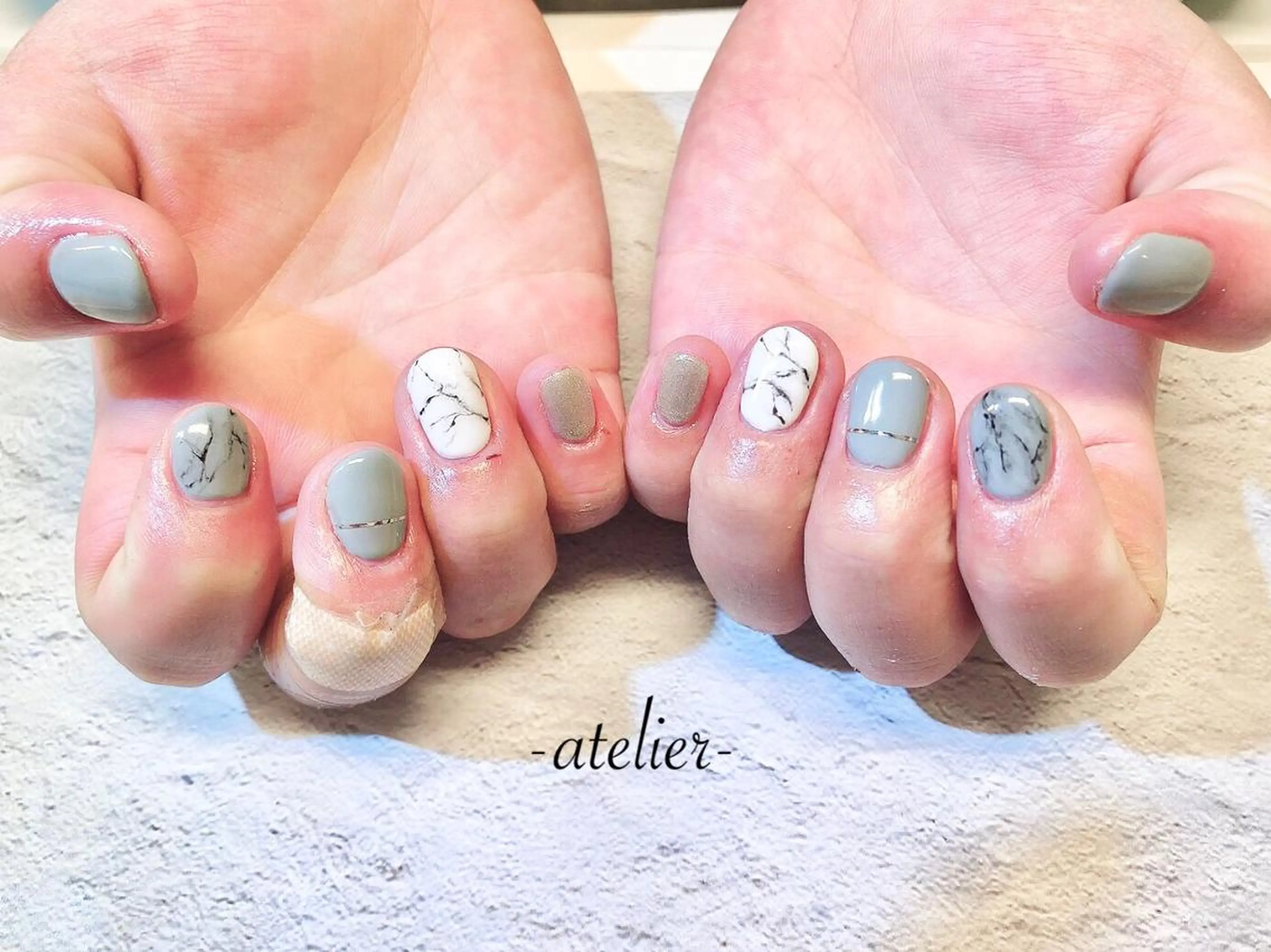 ネイル アートネイル atelier -02tsuboのネイルデザイン