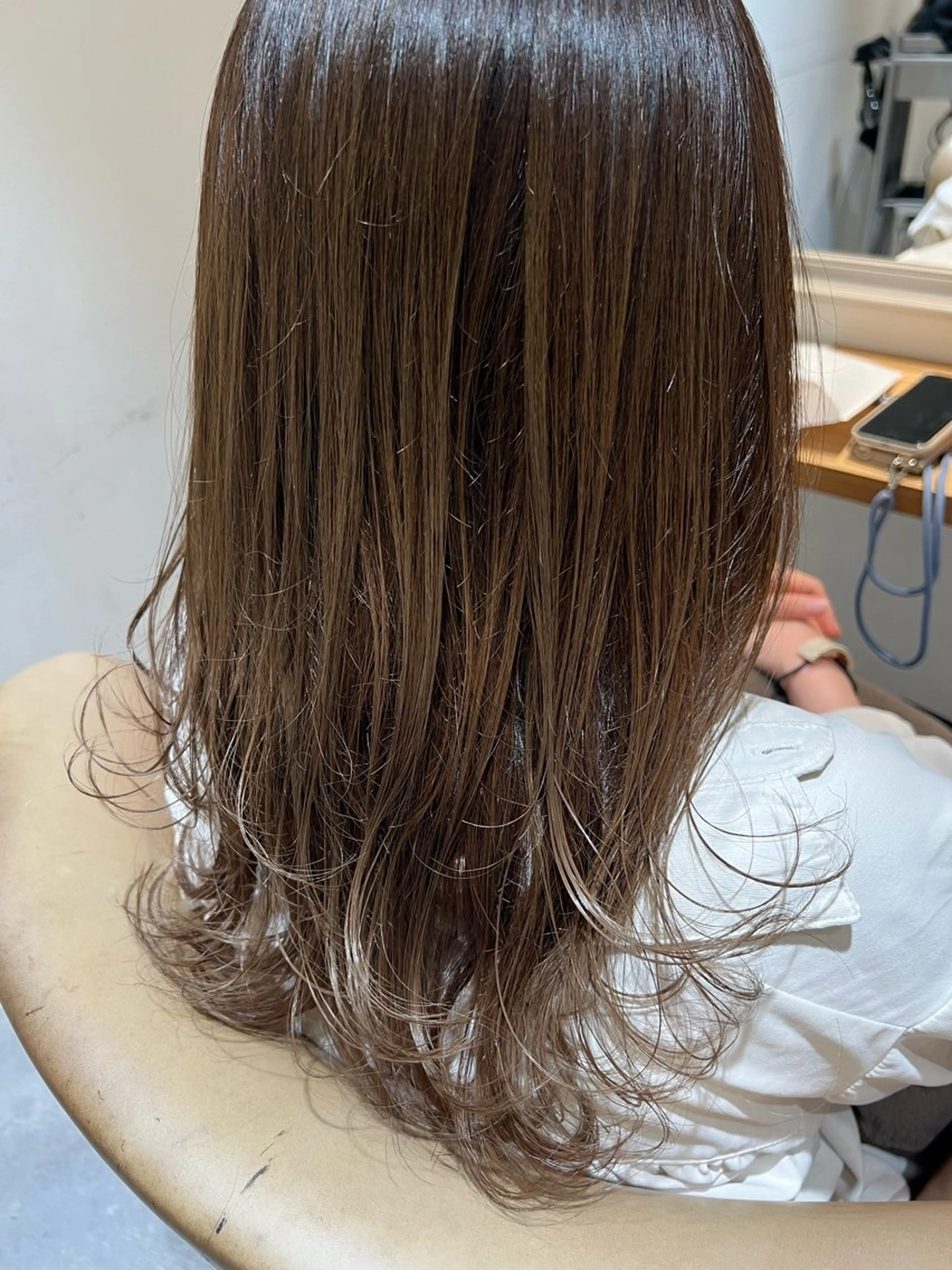 セミロング 大河原 美優のヘアスタイル