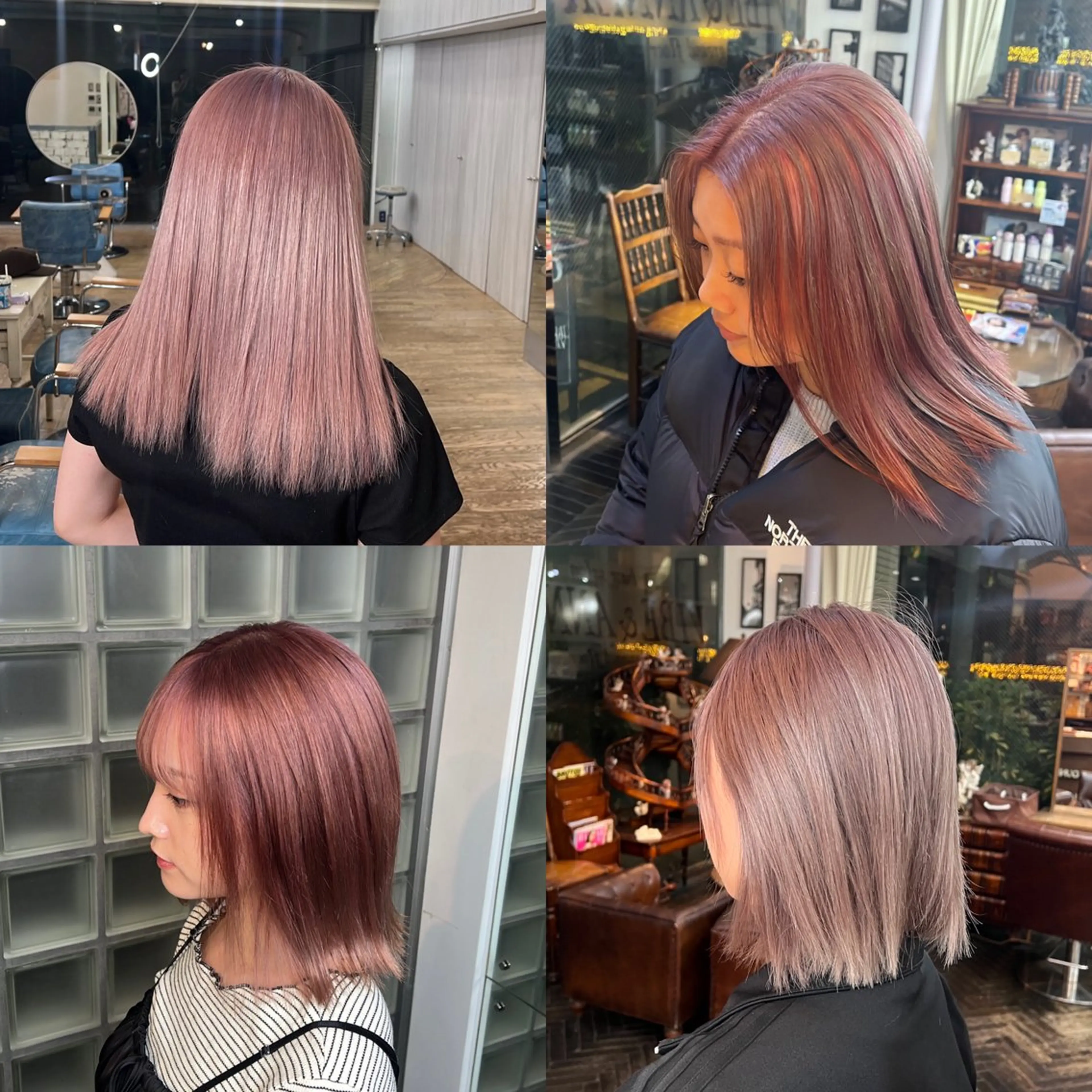 セミロング カラー ハイライト/レイヤー /ハイトーン/AOIのヘアスタイル