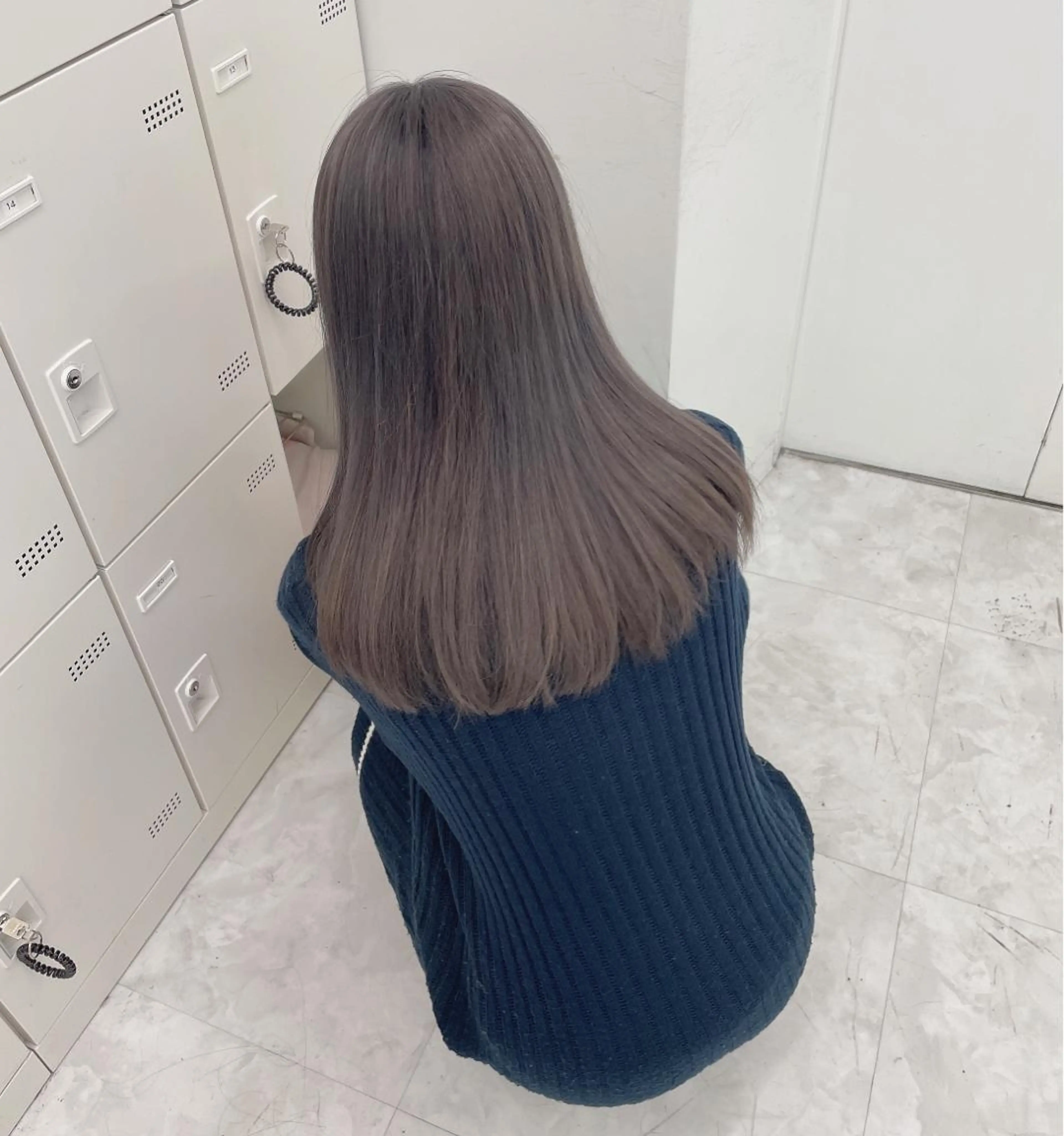 セミロング カラー ヘアカラー 💗🤍透明感カラー 🤍💗kanonのヘアスタイル