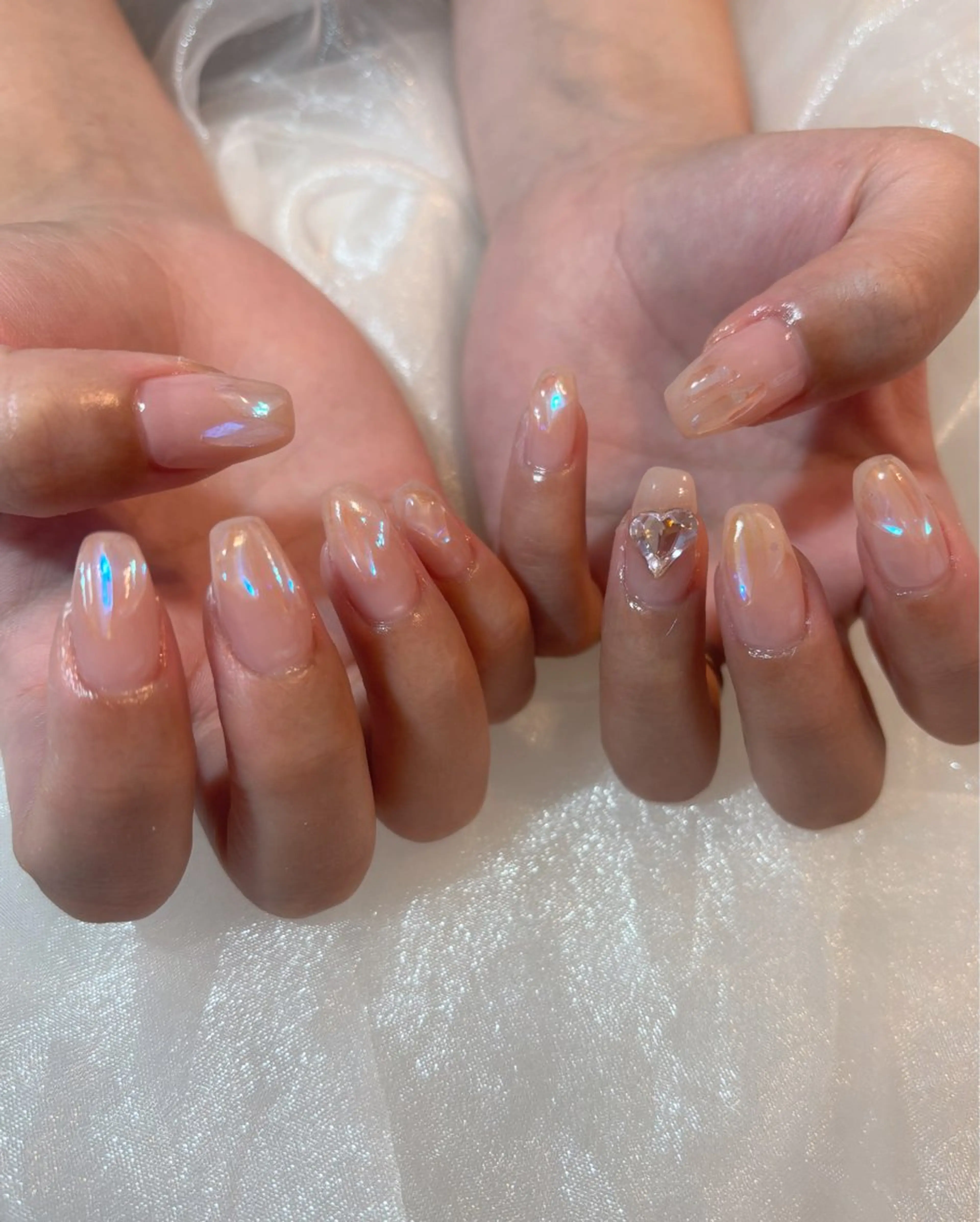 ネイル 氷ネイル・うるうるネイル ハンドネイル Hanana Nail Hanaのネイルデザイン