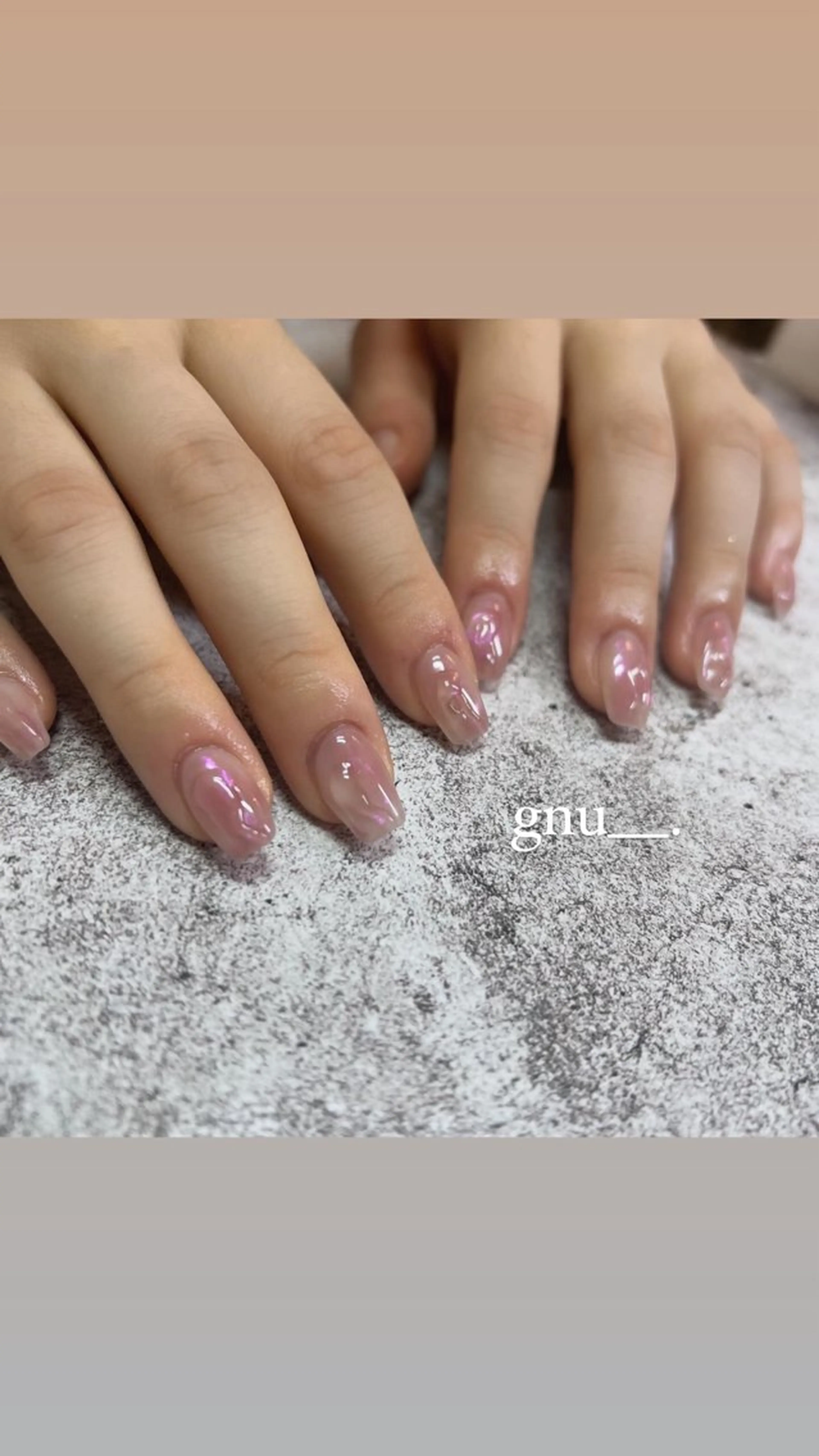 ネイル ニュアンスネイル オフィスネイル シンプルネイル 春ネイル ハンドネイル gnu__. nailのネイルデザイン