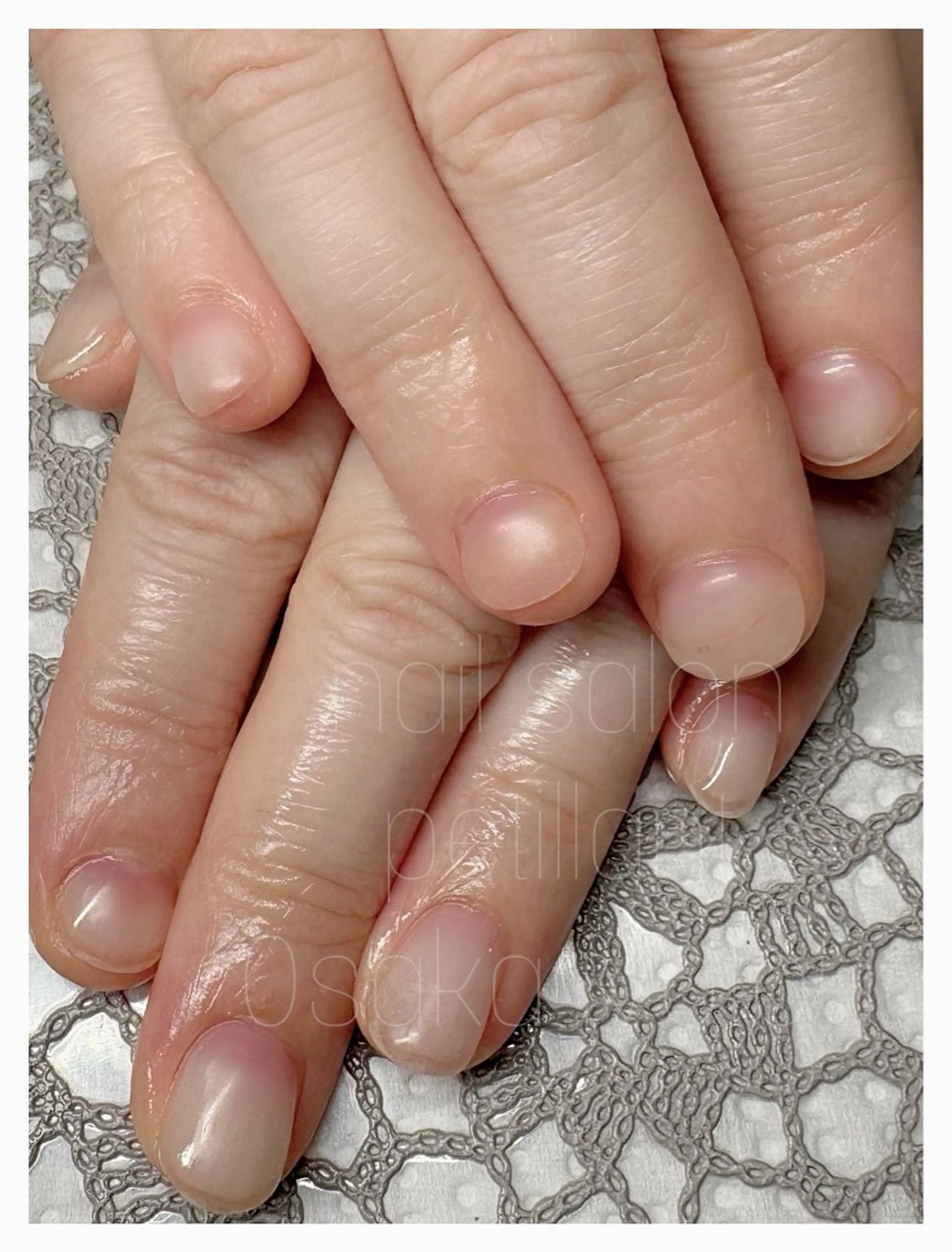 ネイル 長さ出し ハンドネイル ハンドケア nail salon petillantのネイルデザイン