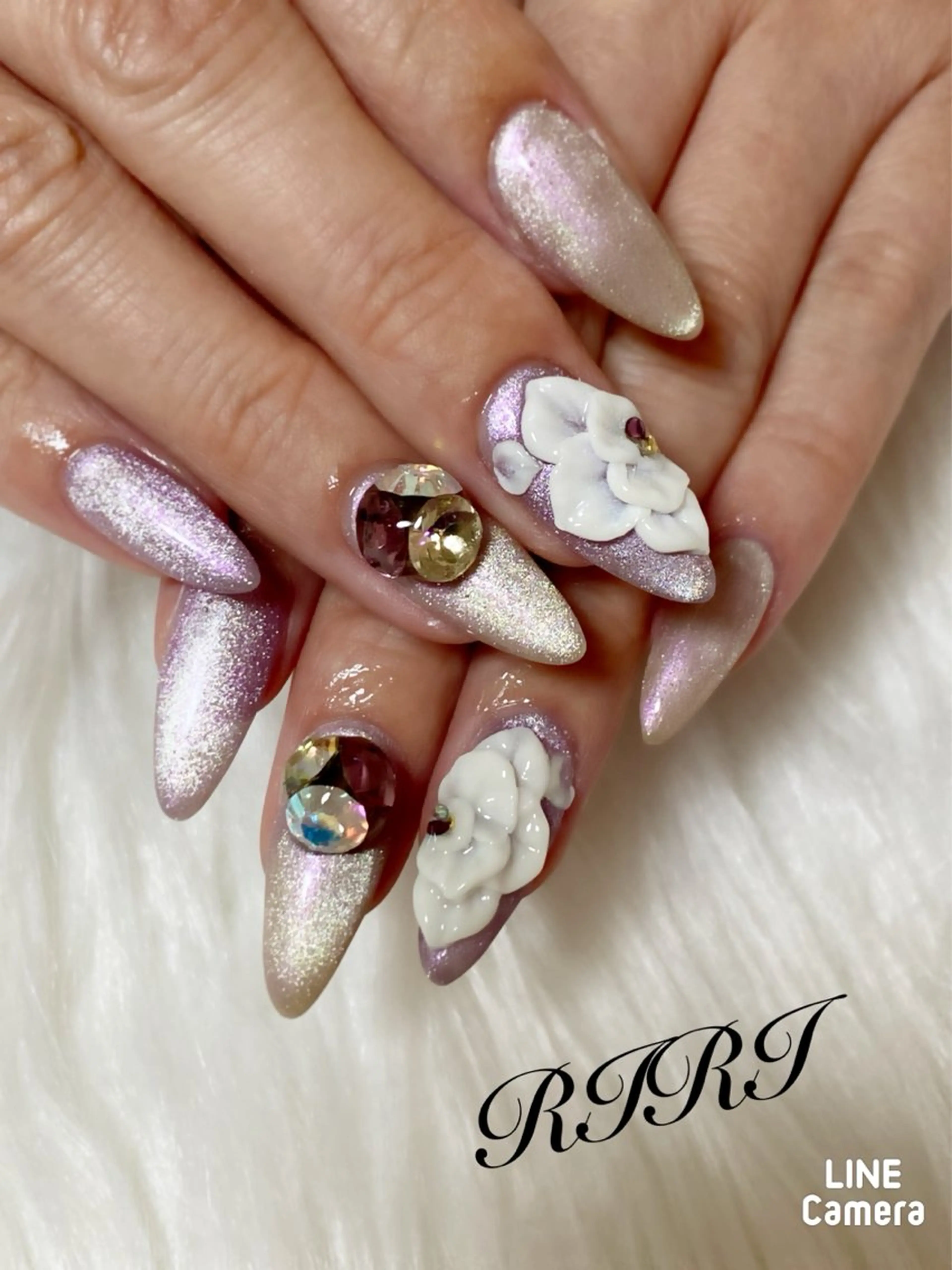 ネイル ハンドネイル riri オーナーのネイルデザイン