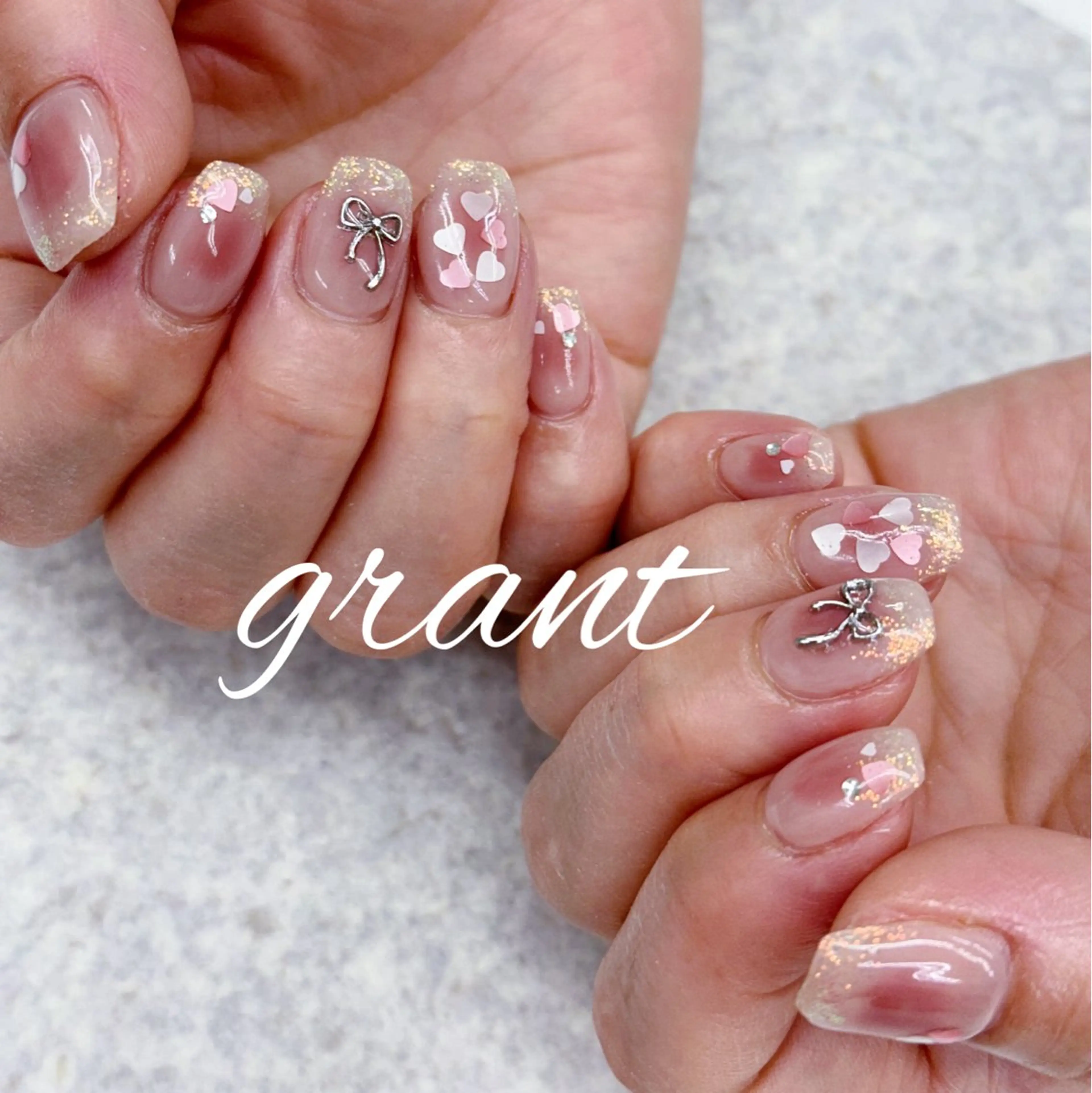 ネイル シンプルネイル ハンドネイル nailsalon grantのネイルデザイン