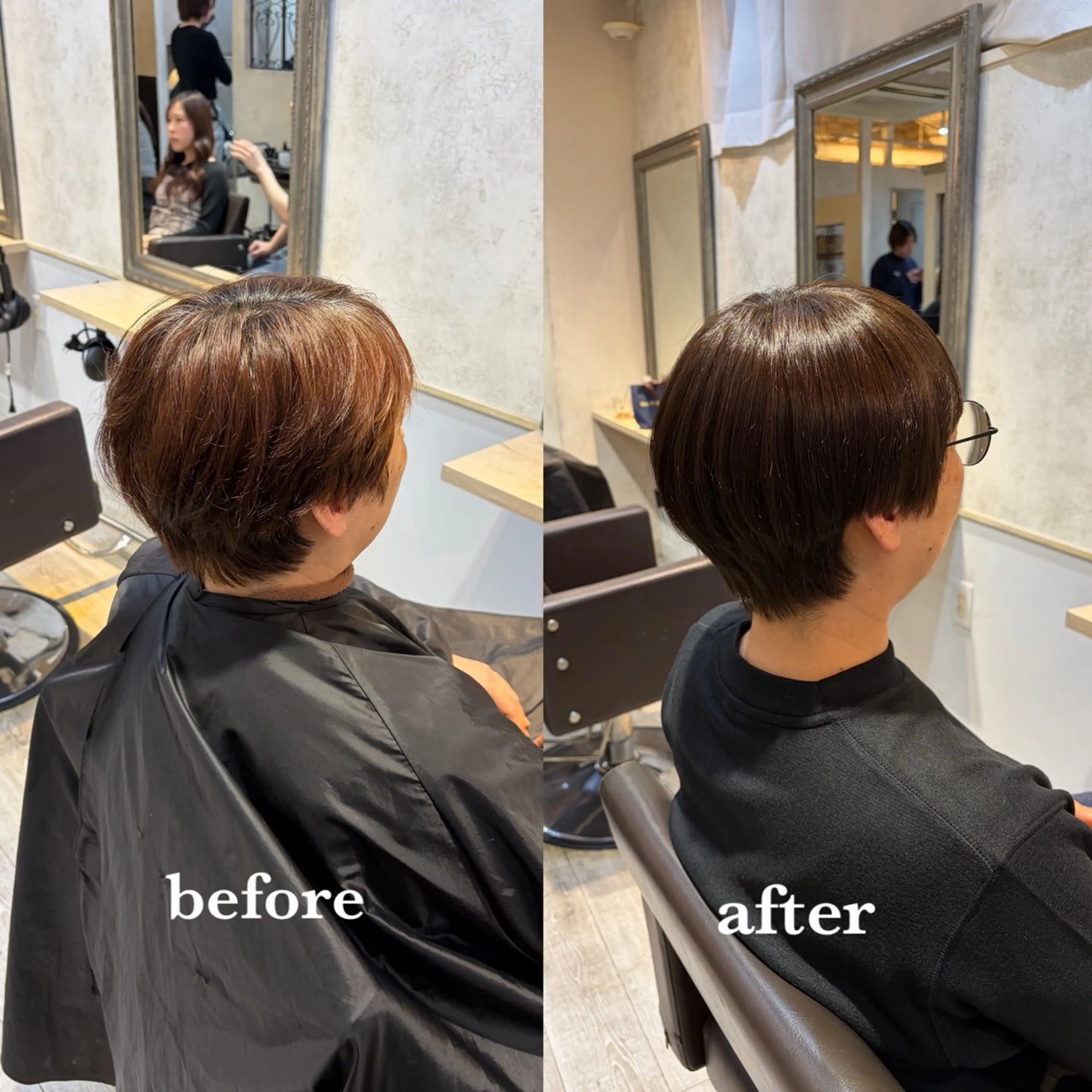 ショート カット ヘアカラー トリートメント Lutia新宿/ sumiのヘアスタイル