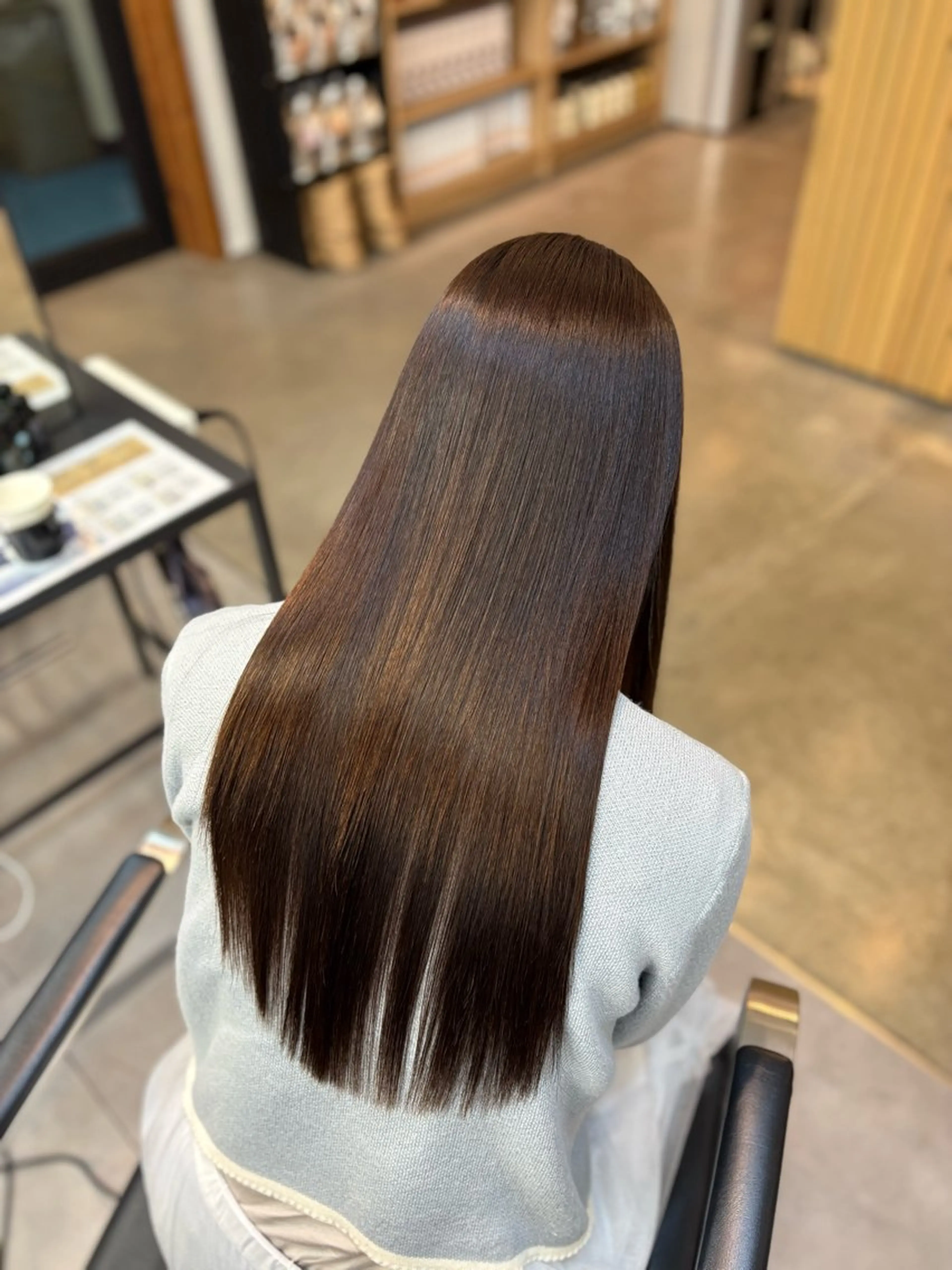 ロング 縮毛矯正 みらん RAF TOKYOのヘアスタイル