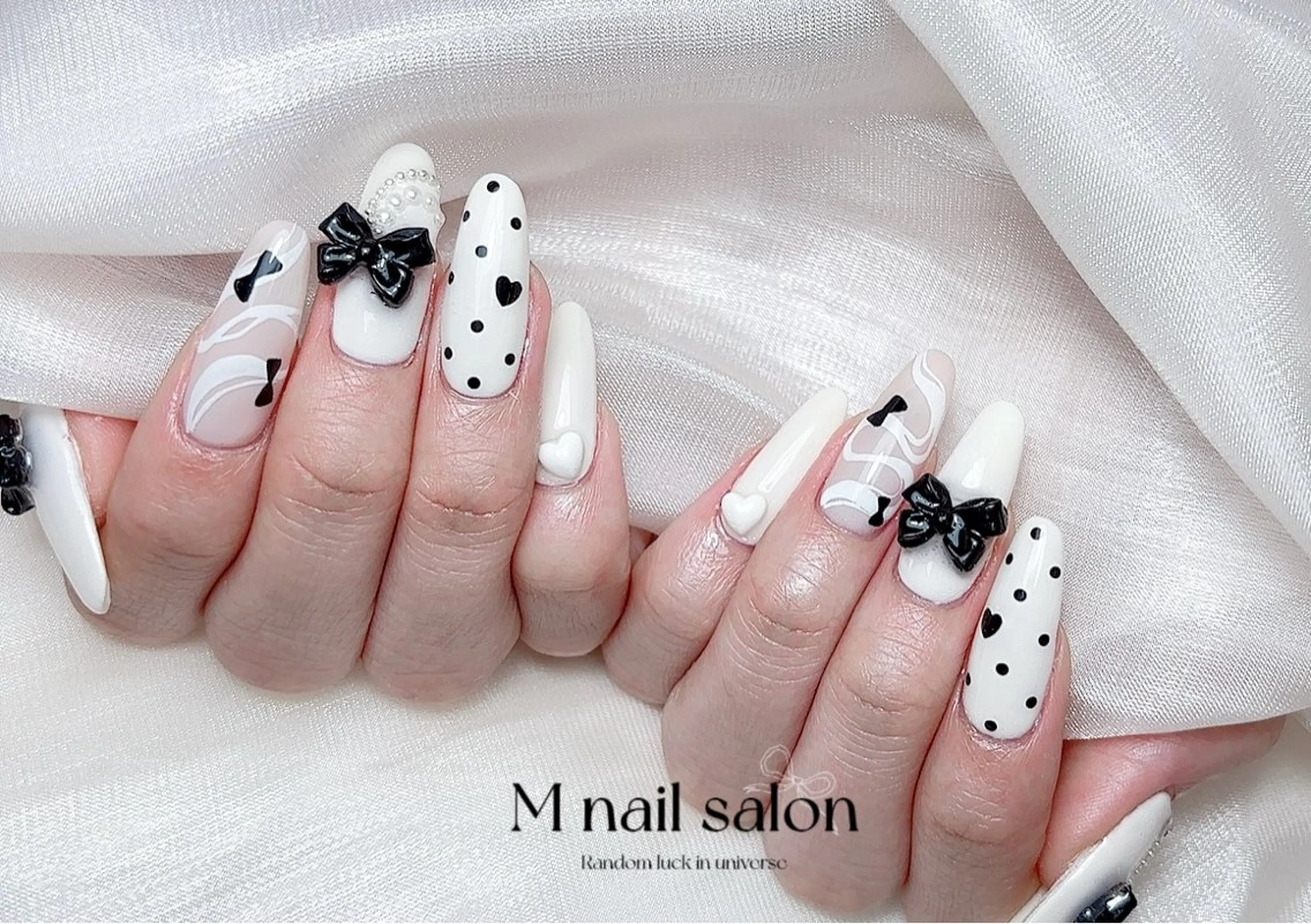 ネイル ハンドネイル M🌷nail 長さだし専門店のネイルデザイン