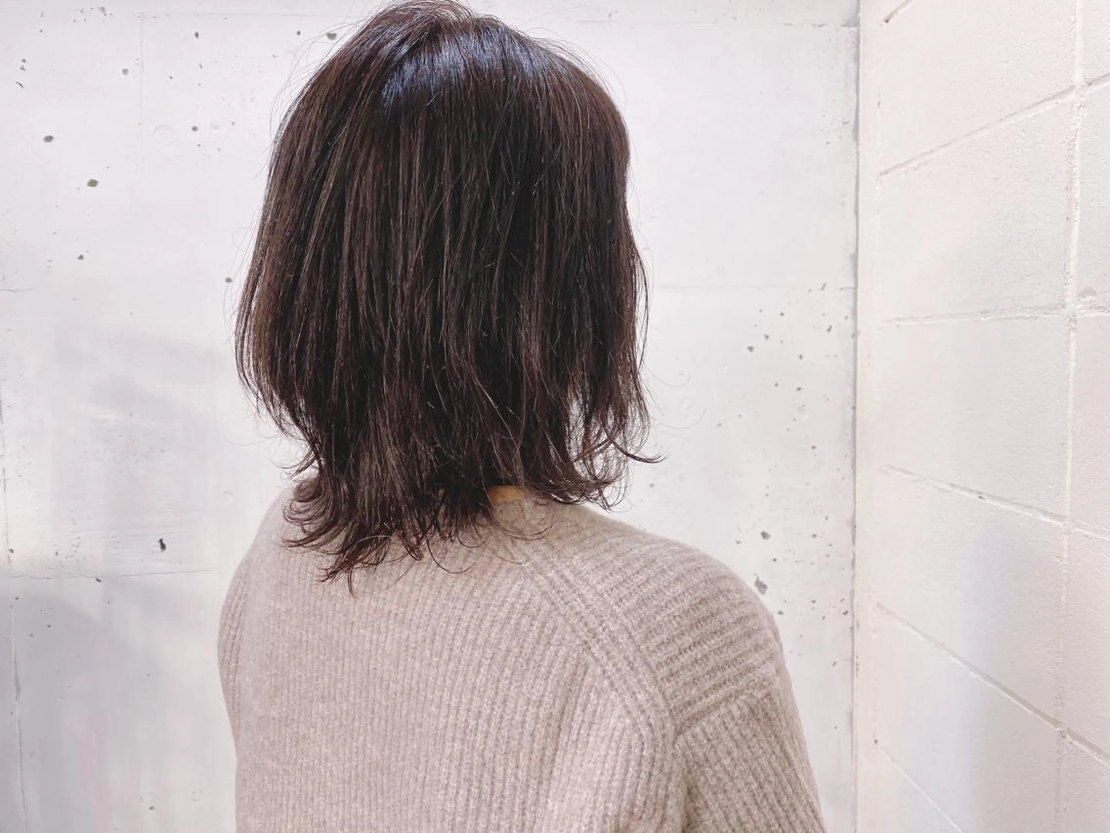 ミディアム カラー オーナースタイリスト 佐藤のヘアスタイル