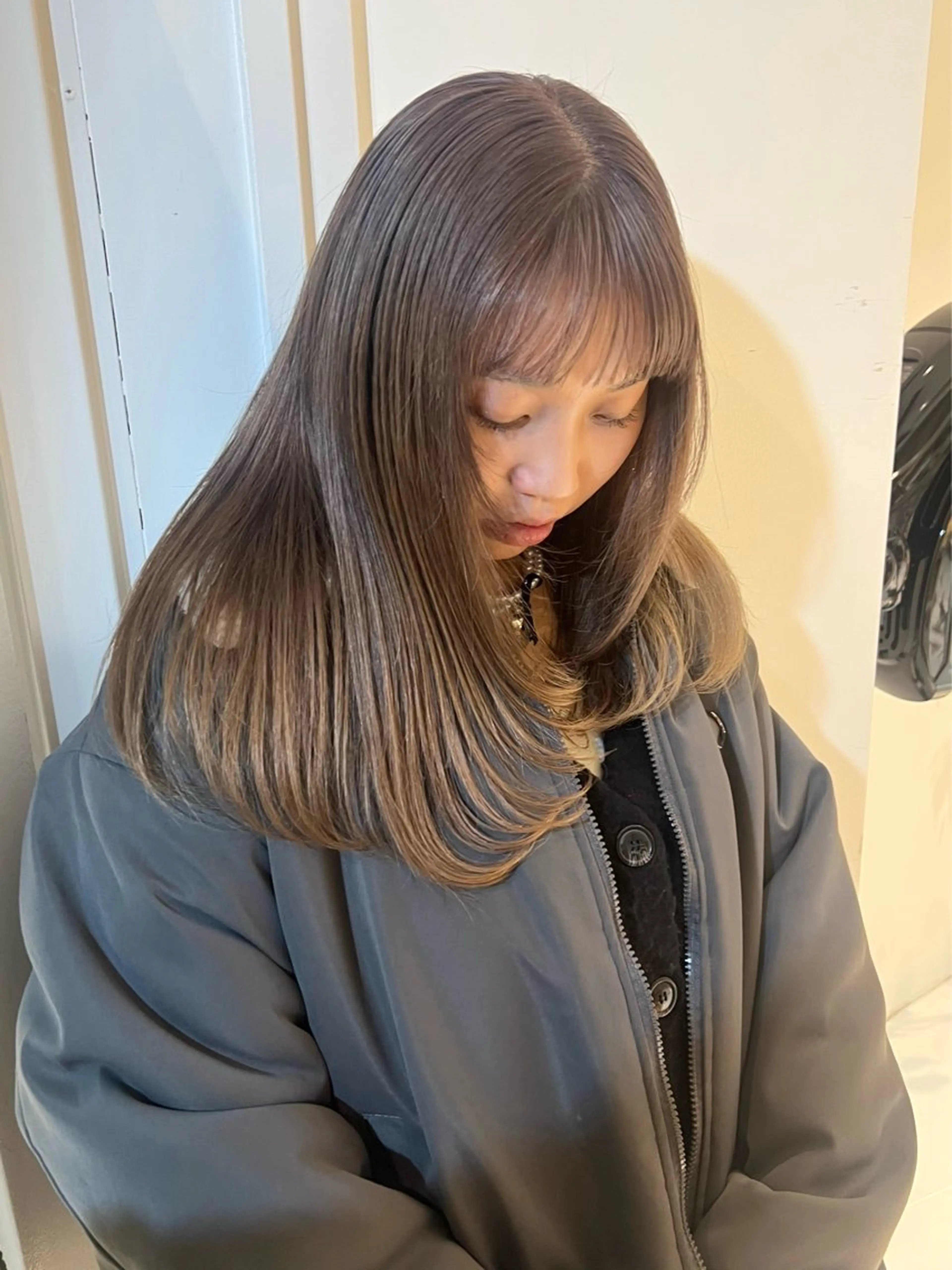 セミロング カラー ヘアカラー akane /渋谷のヘアスタイル