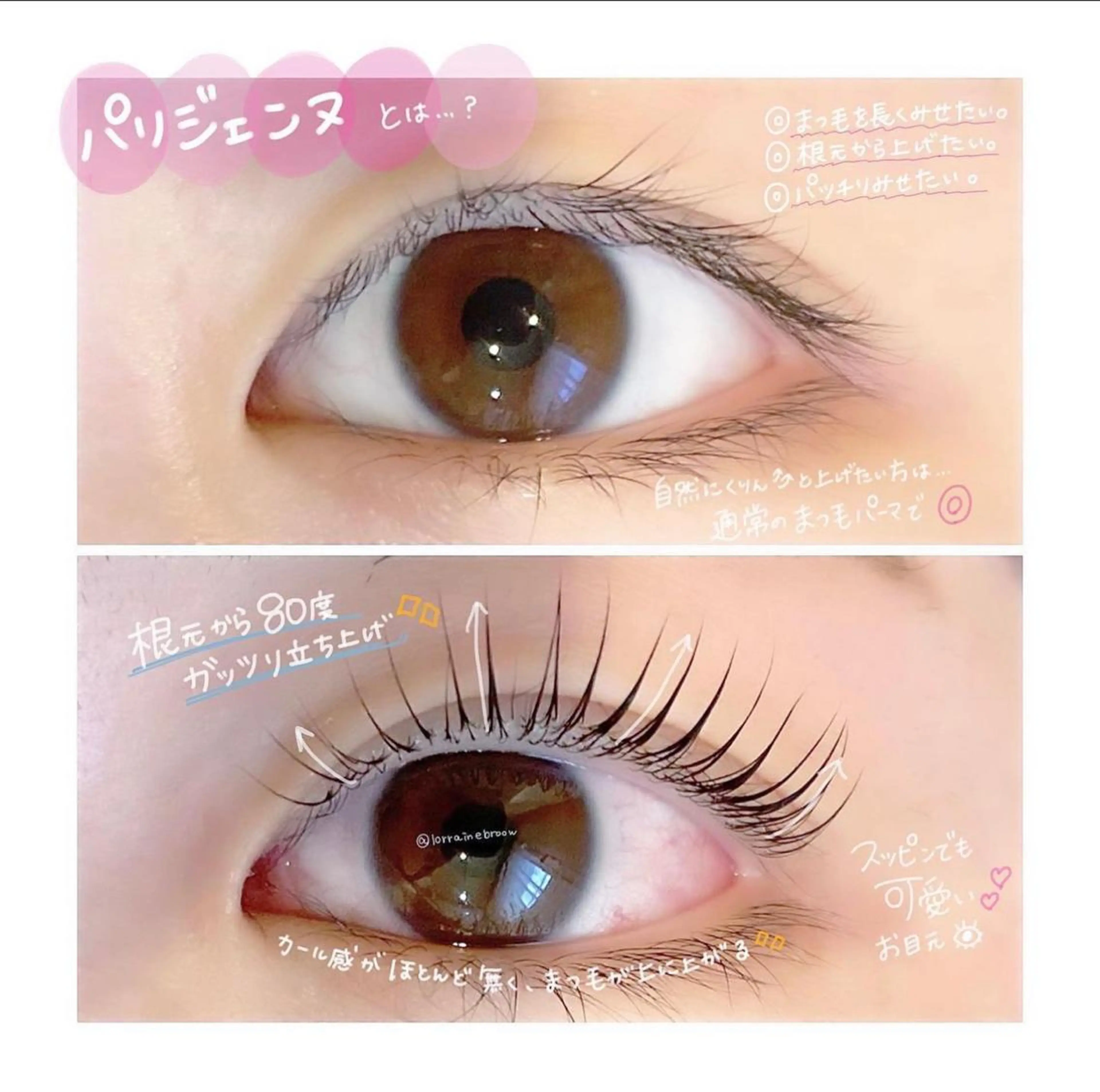 マツエク・マツパ 髙橋 遥のマツエク・マツパデザイン