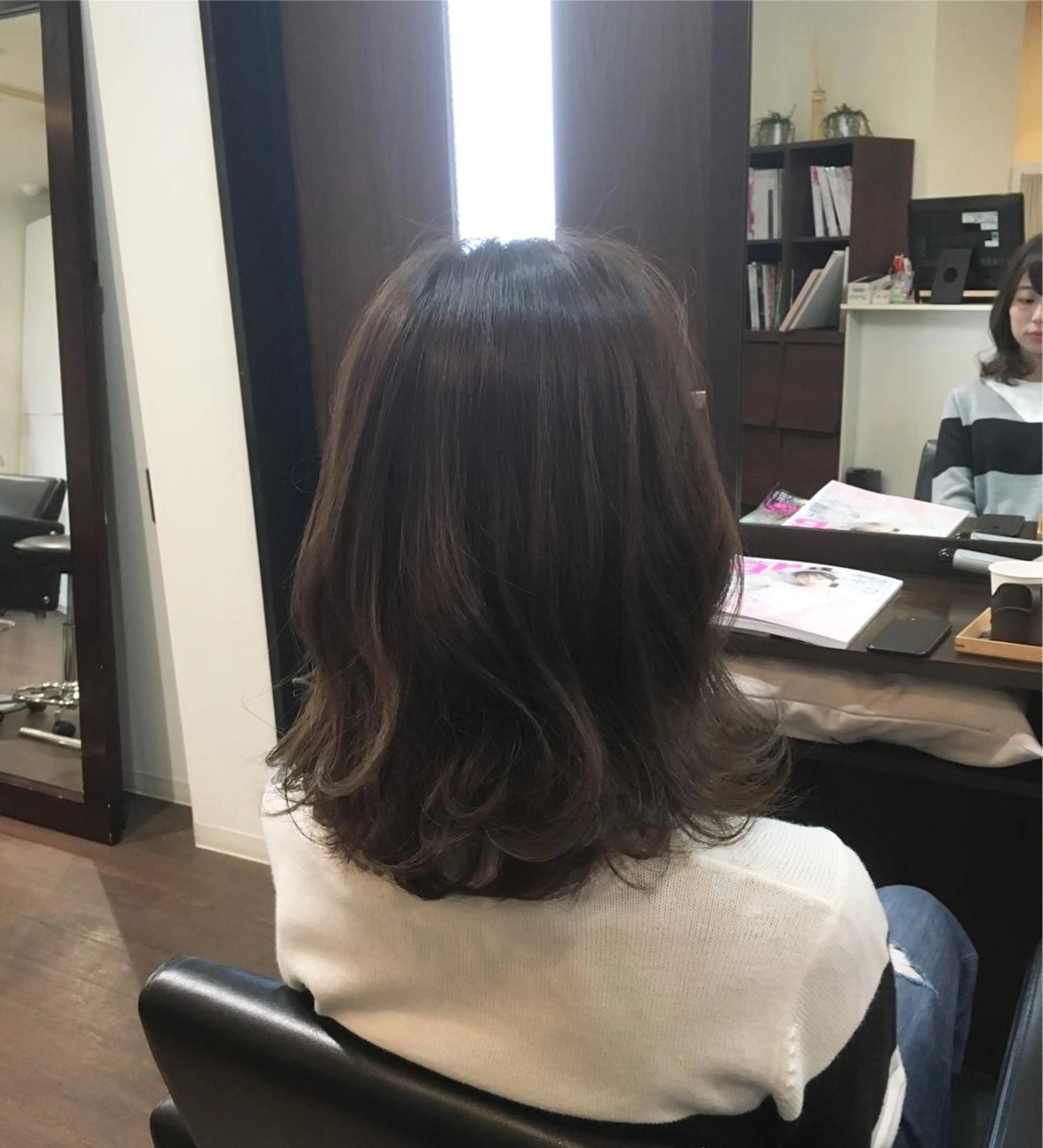 ミディアム カラー 髪質改善サロン Canon bellのヘアスタイル