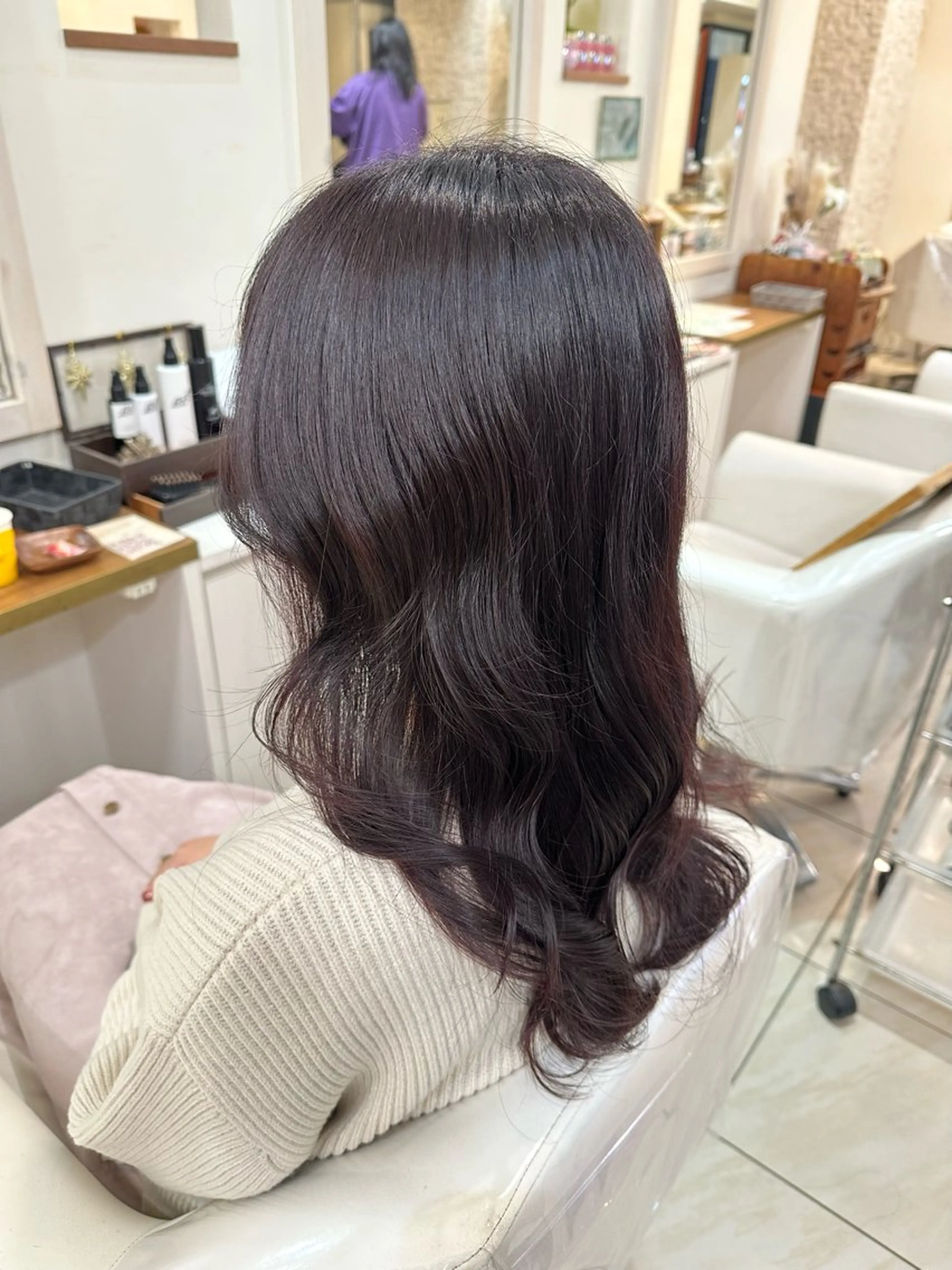 ロング カラー レイヤーカット フレイストート所属・KAZU 🍎ᩚのヘアスタイル