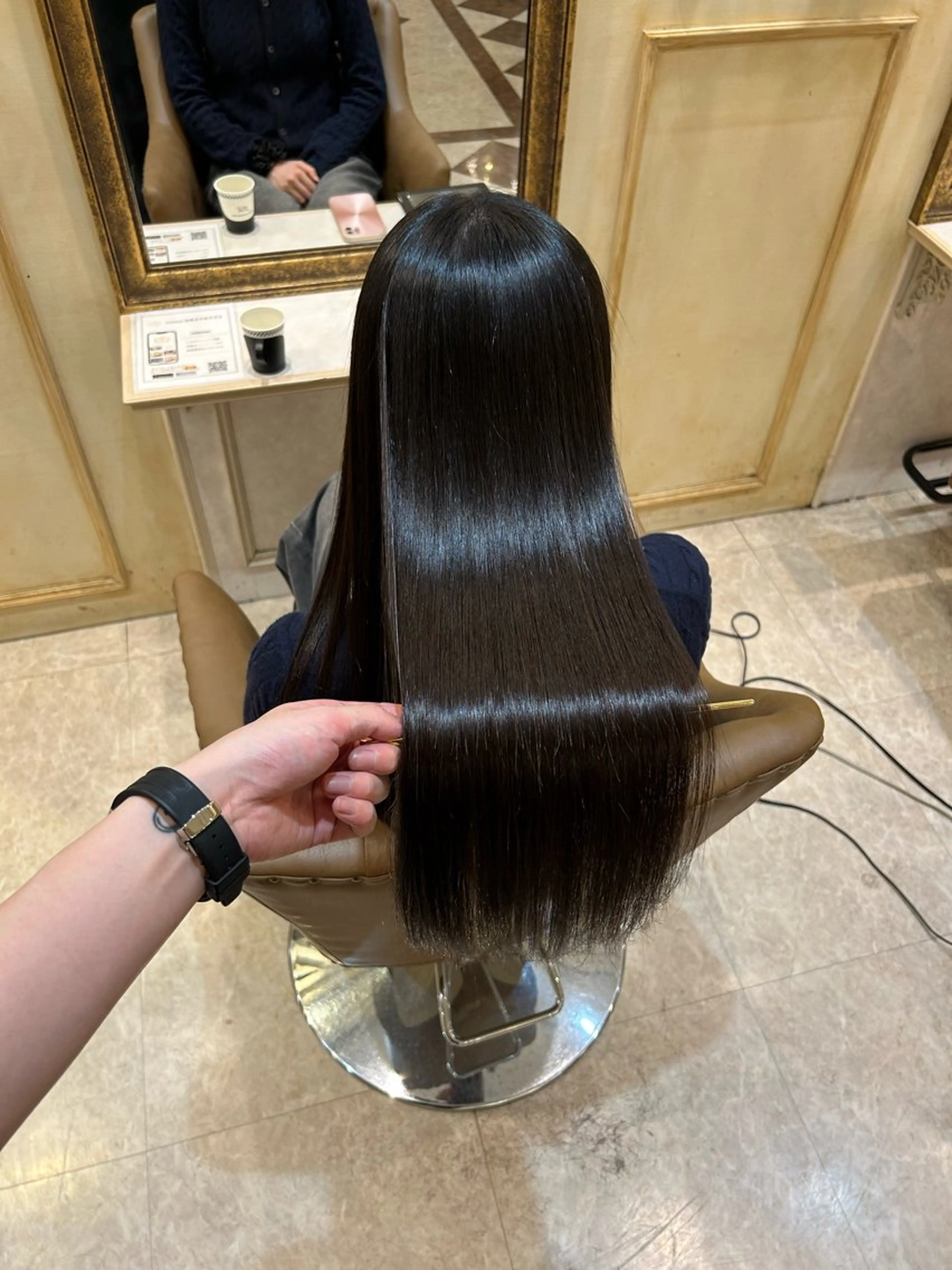 ロング パーマ 髪質改善 縮毛矯正 カット 縮毛矯正 トリートメント 🌹【代表】古川暁 髪質改善縮毛矯正🌹のヘアスタイル