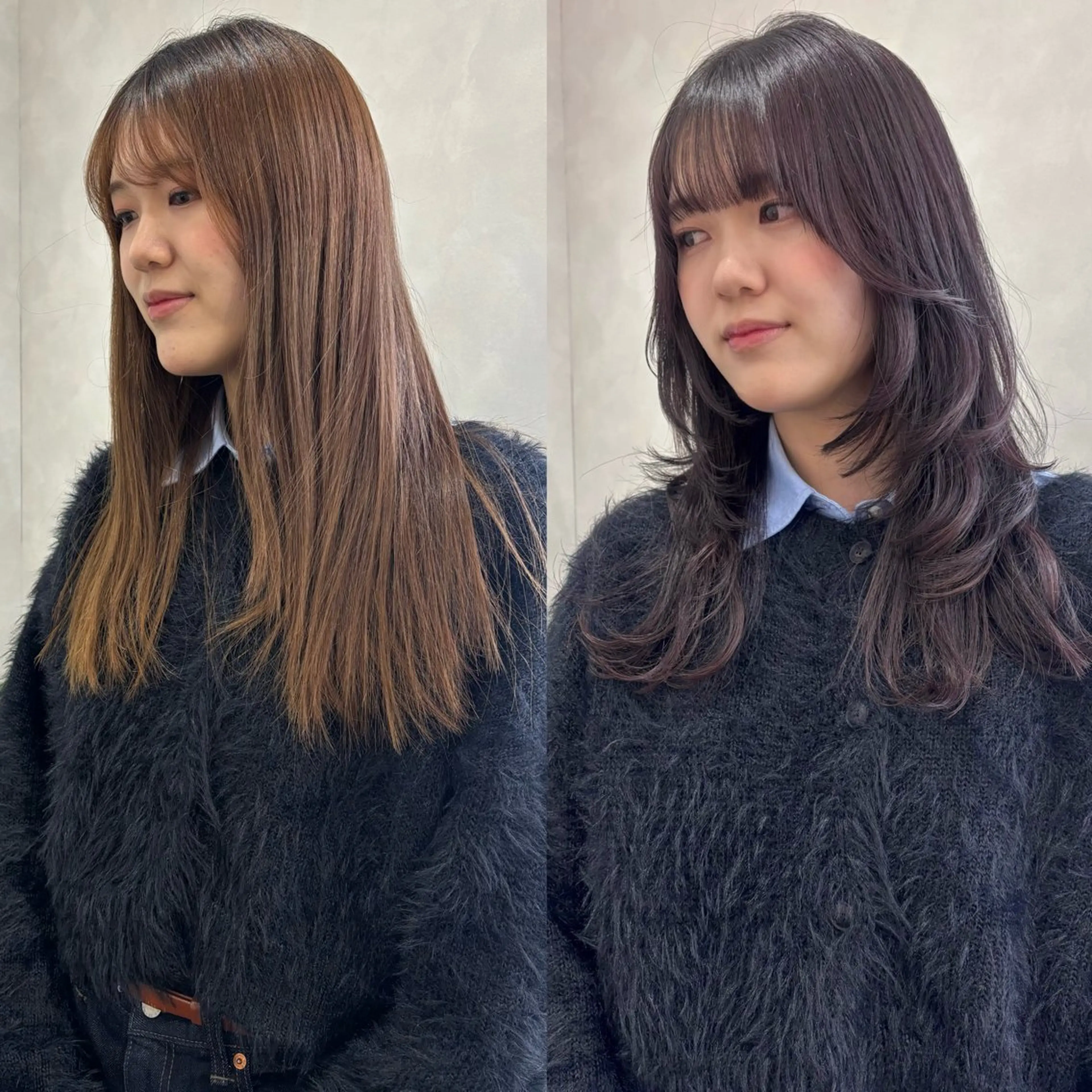 ロング ハッシュカット 似合わせボブカット/ 髪質改善/細川実知香のヘアスタイル