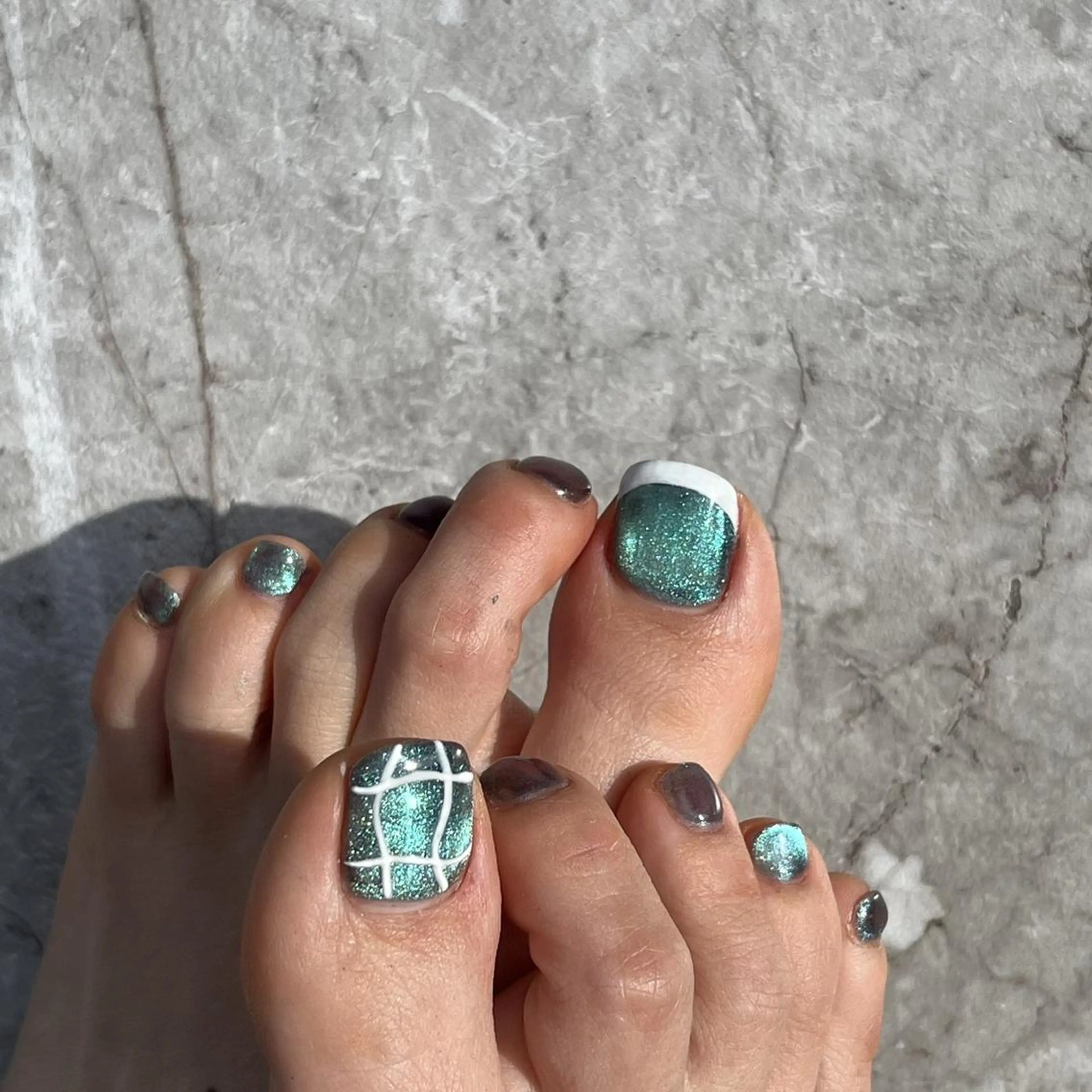 ネイル フットネイル maimai W 【放出店】のネイルデザイン