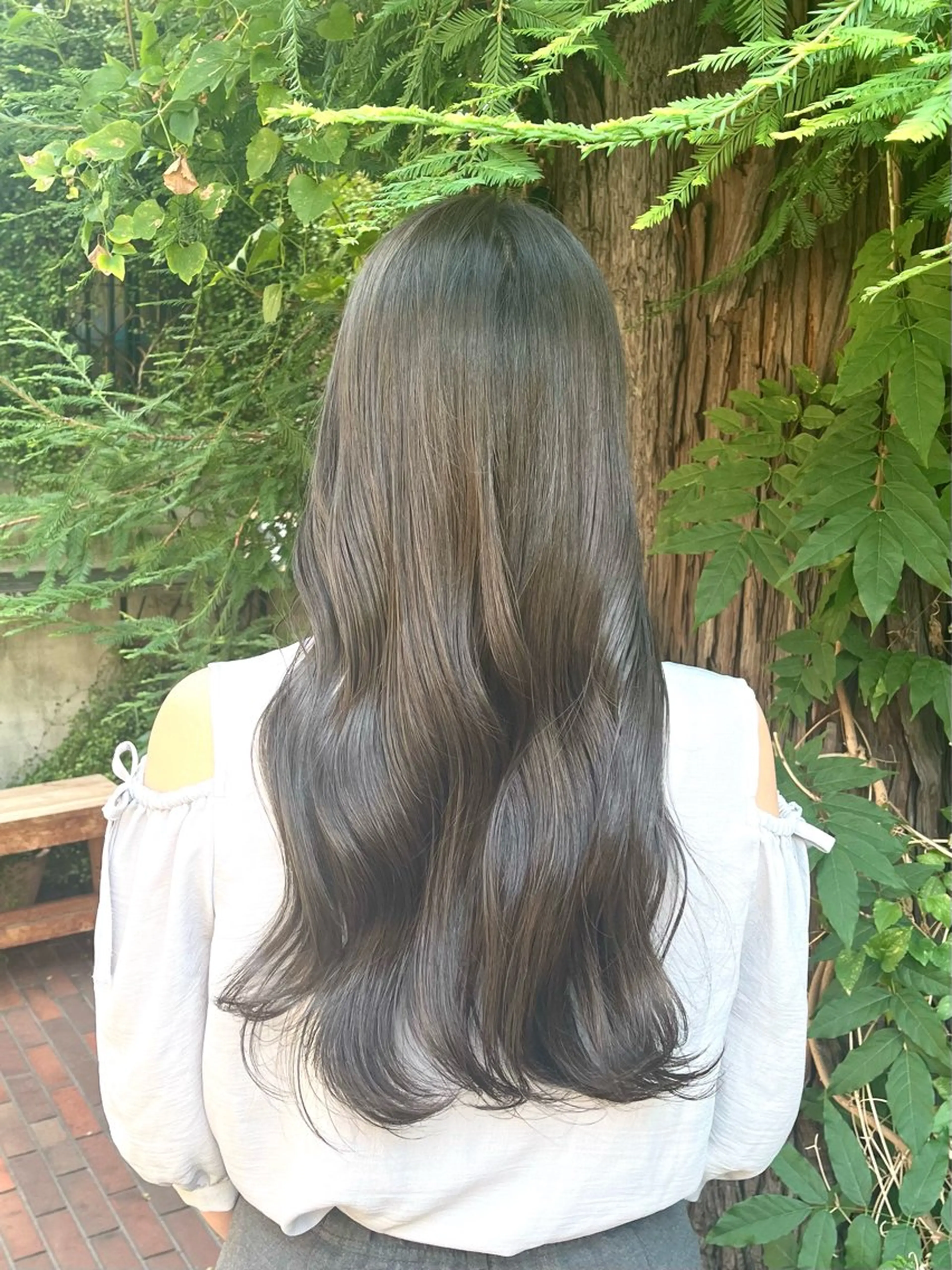 ロング うる艶カラー× ハイトーン/miuのヘアスタイル