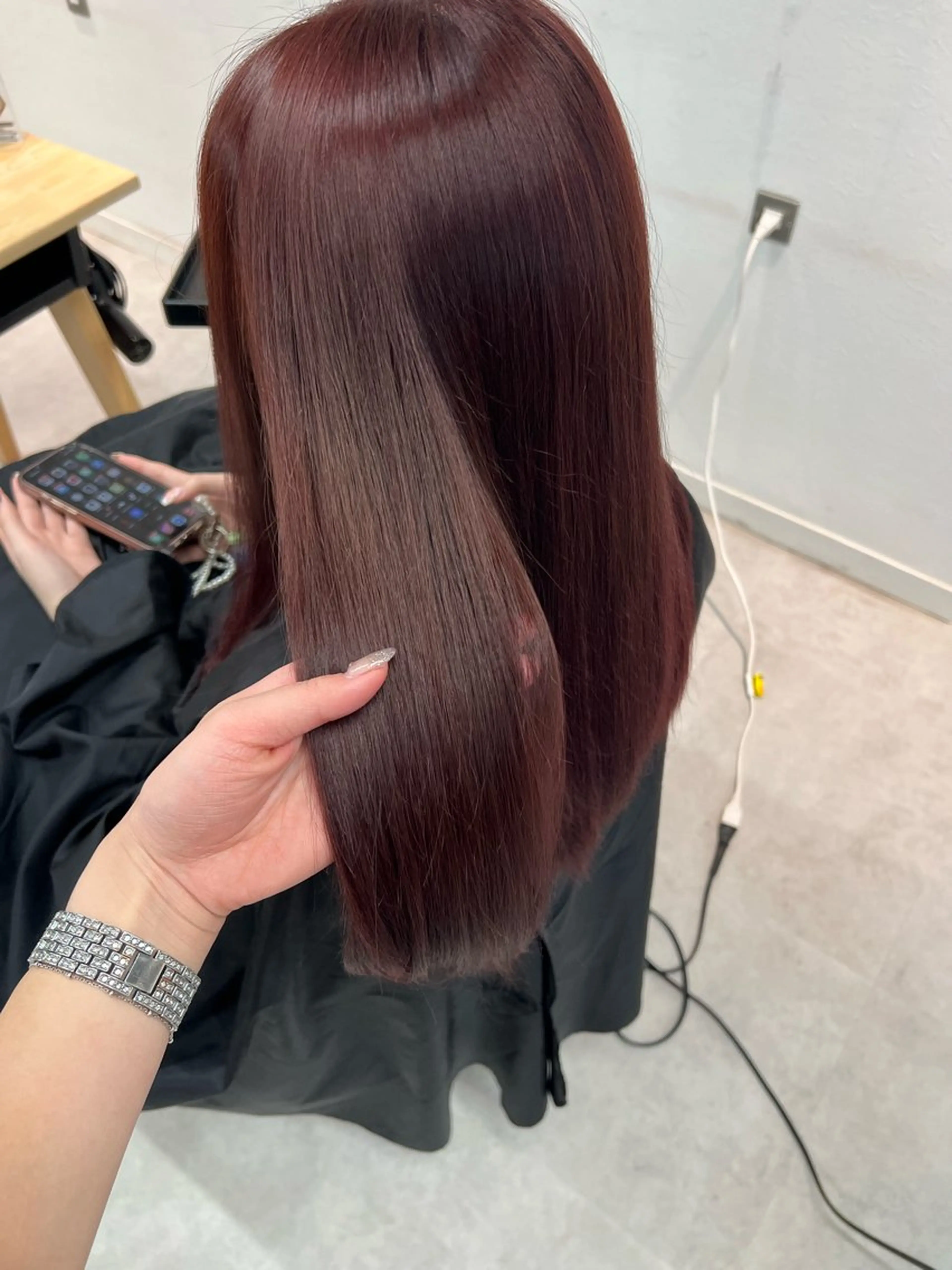 カラー ヘアカラー トリートメント ヘッドスパ 晶／艶髪カラー ／トリートメントのヘアスタイル