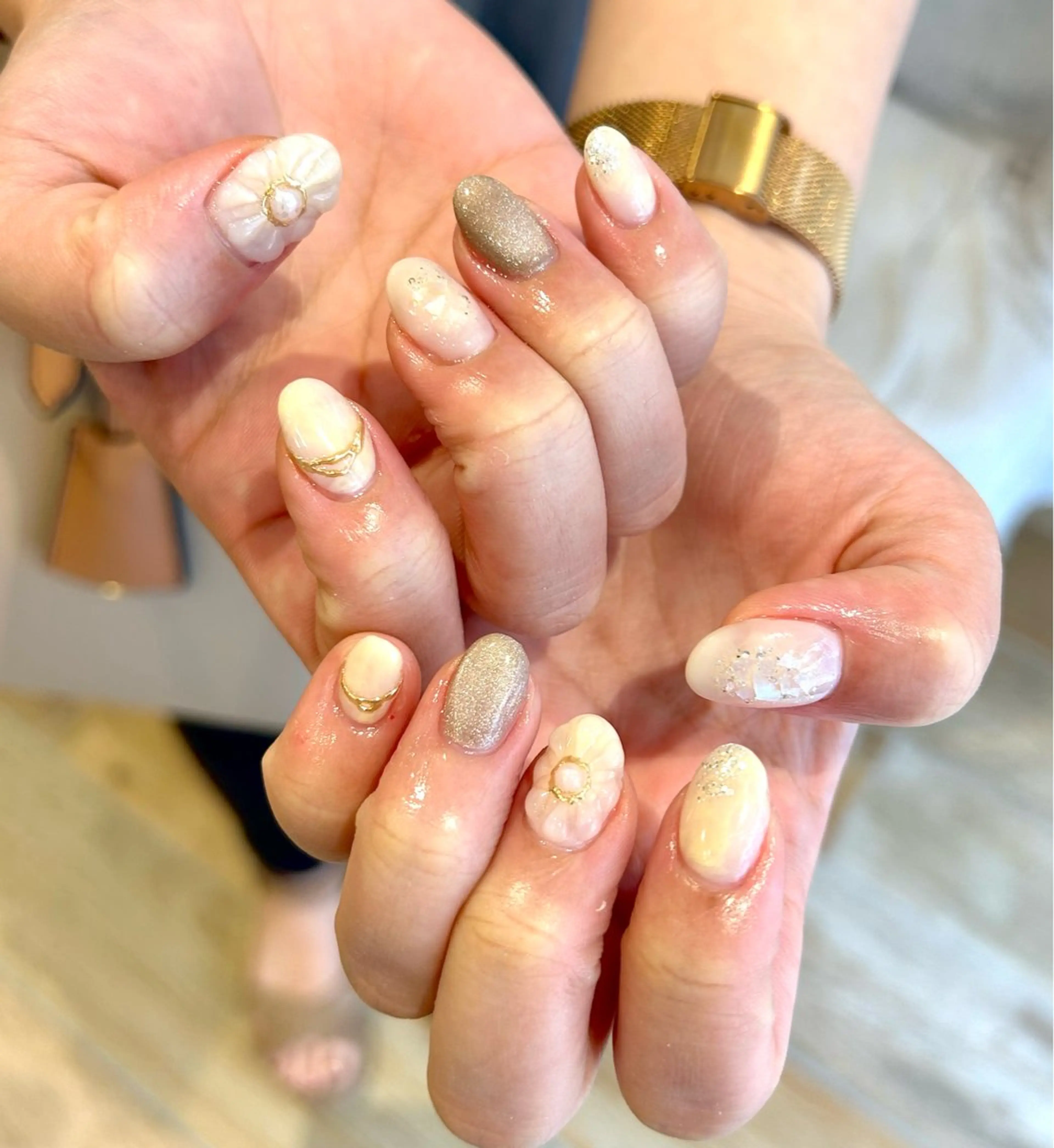 ネイル ハンドネイル 福田 麻耶のネイルデザイン