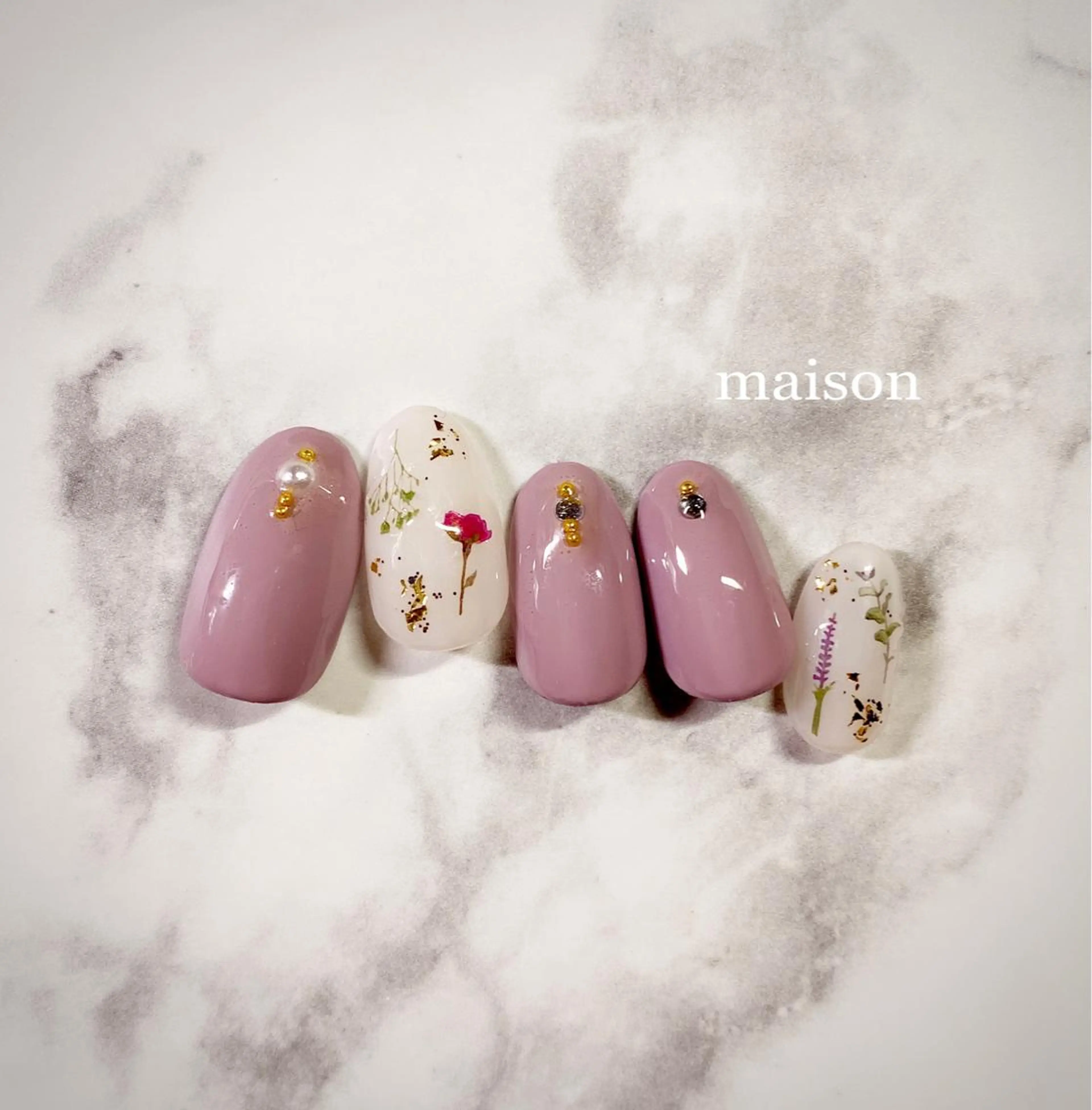 ネイル 春ネイル ハンドネイル ISHIHARA KANAのネイルデザイン