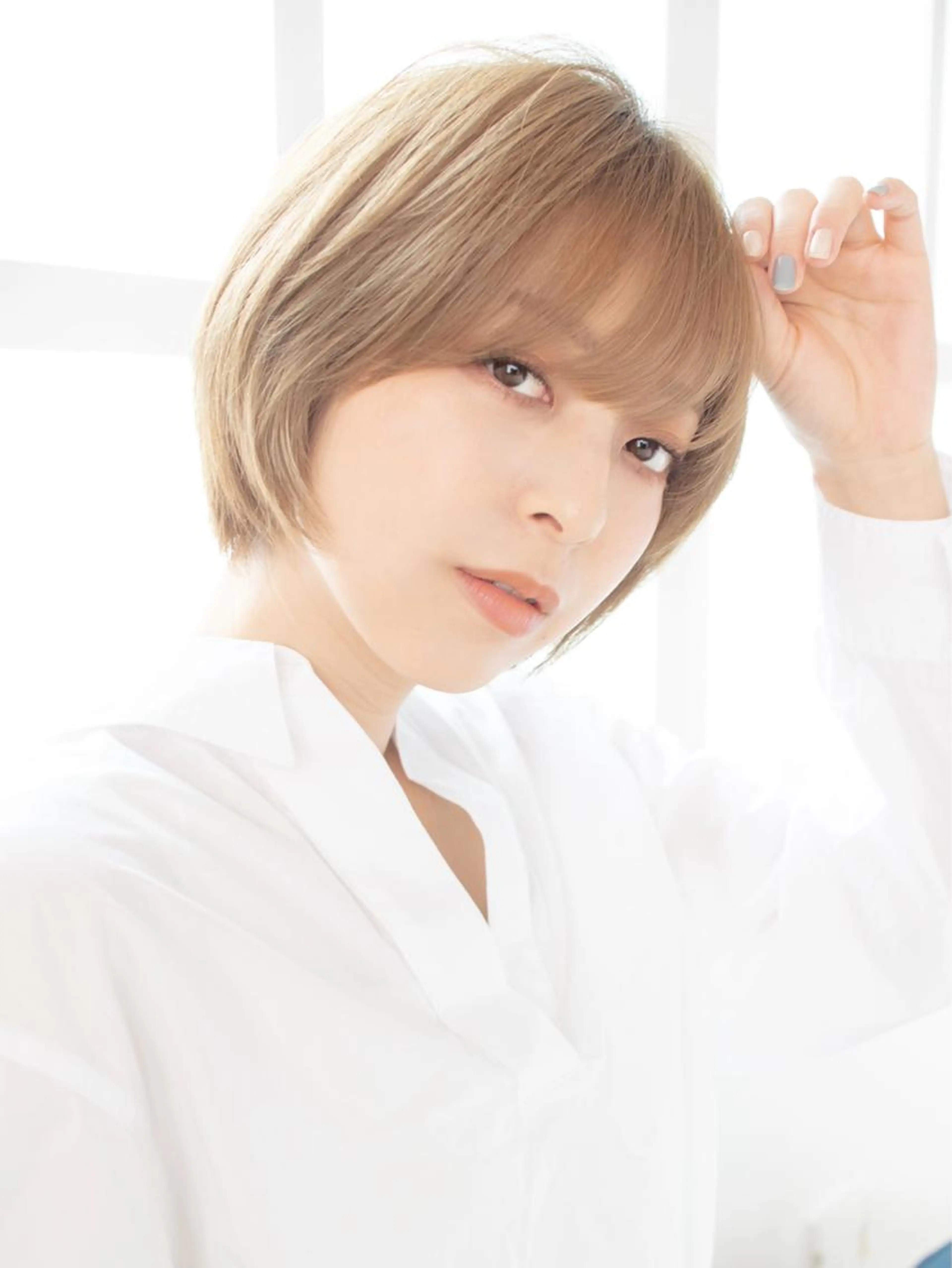 🧡大人気🧡ショートカット×透明感極艶カラー×艶オリジナルトリートメントの写真