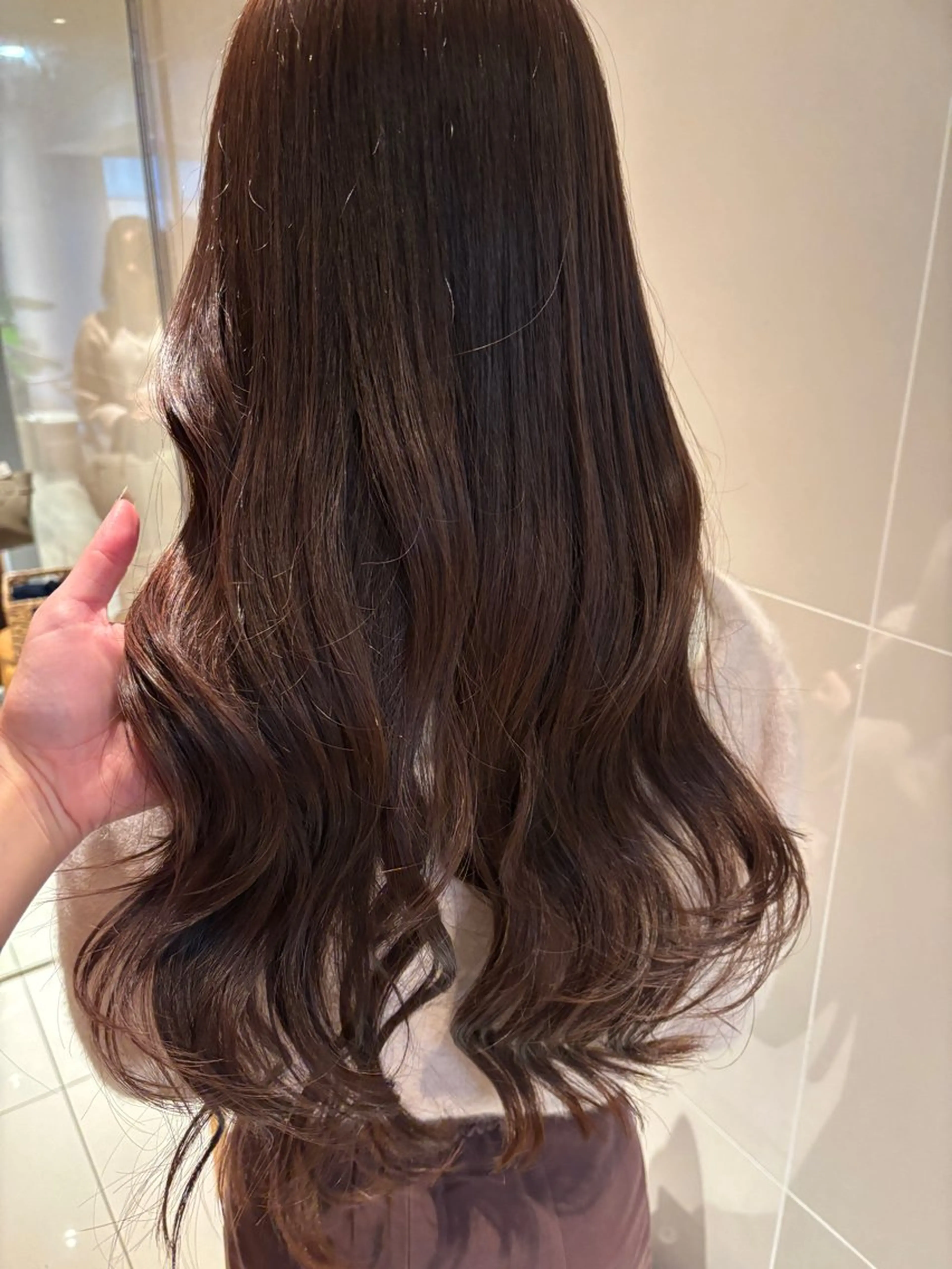 カラー 韓国風パーマ/ オリーブ🇰🇷あゆのヘアスタイル