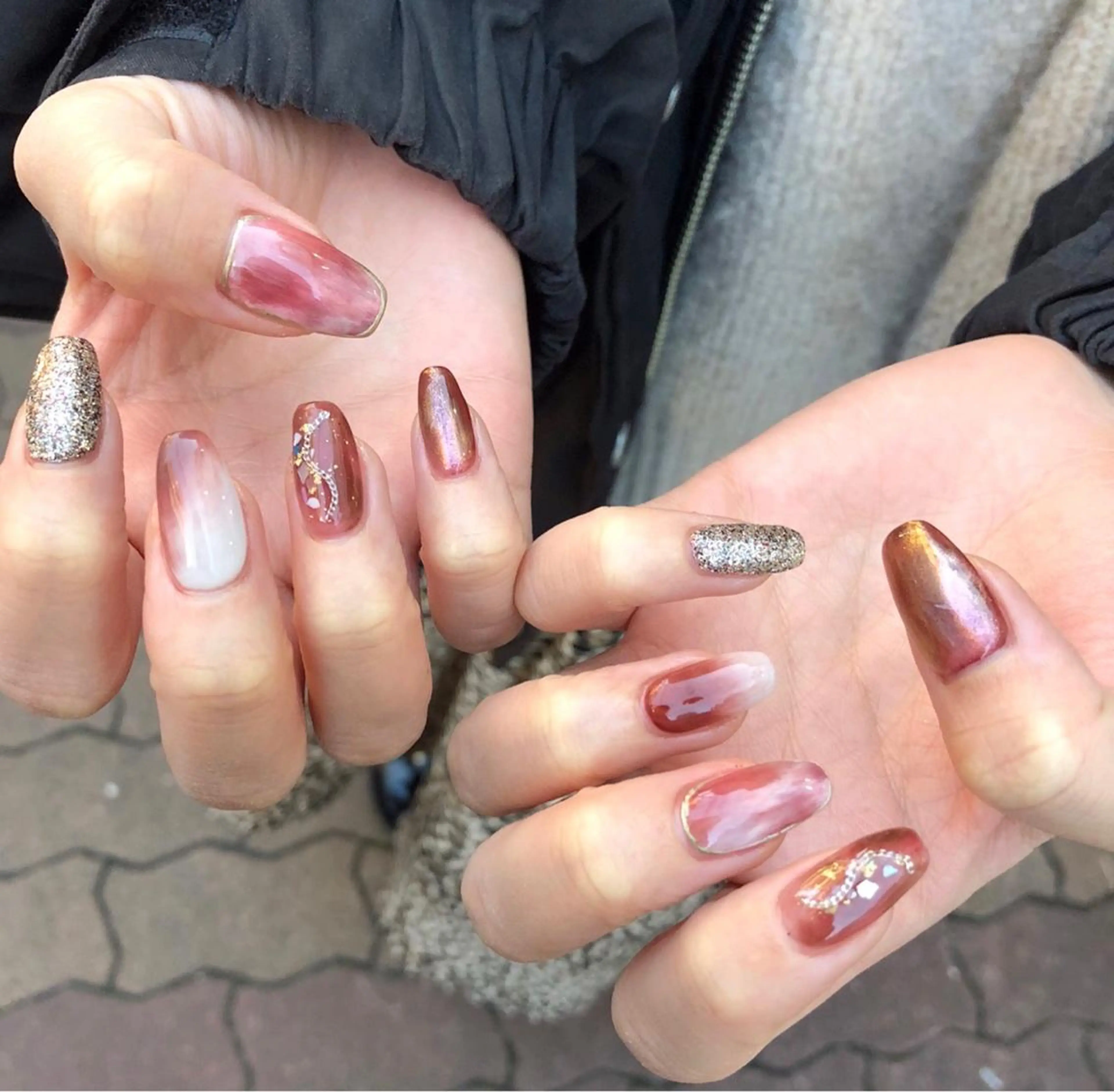 カラー メンズ キッズ ネイル マツエク・マツパ 福田 加奈のネイルデザイン