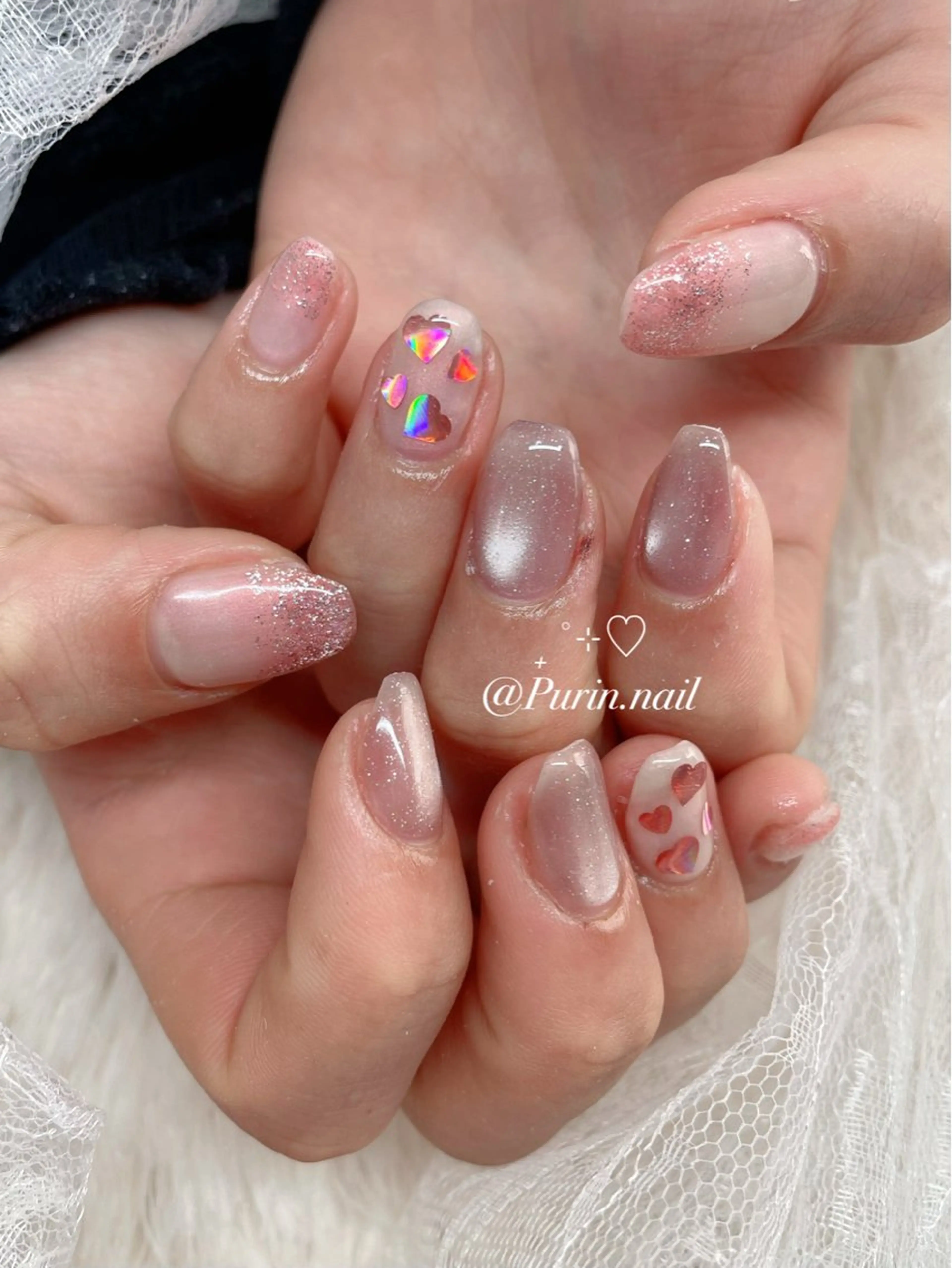 ネイル ハンドネイル Nails by Purin🍮のネイルデザイン