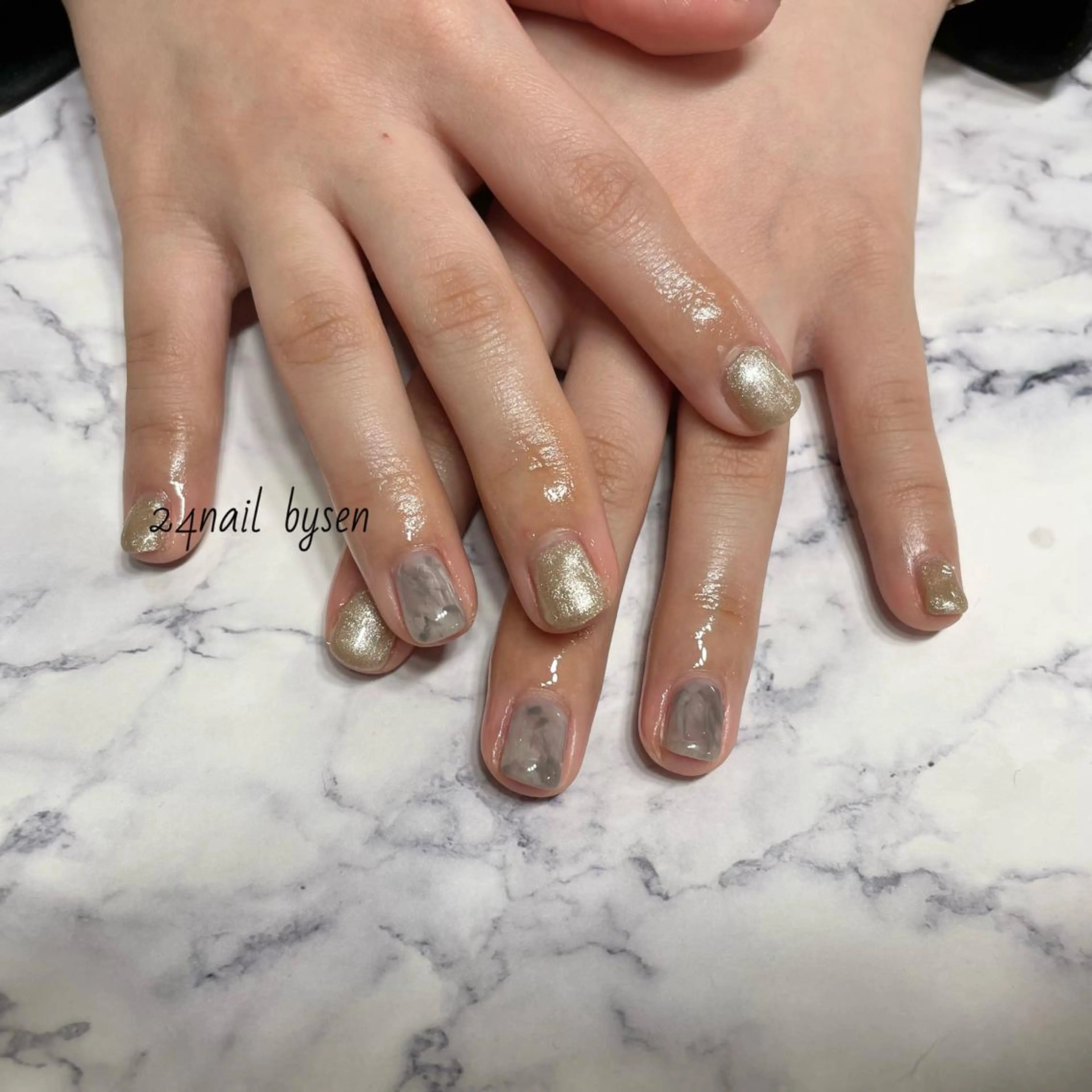 ネイル ジェルネイル ハンドネイル Atelier by 24nail/Ayaのネイルデザイン
