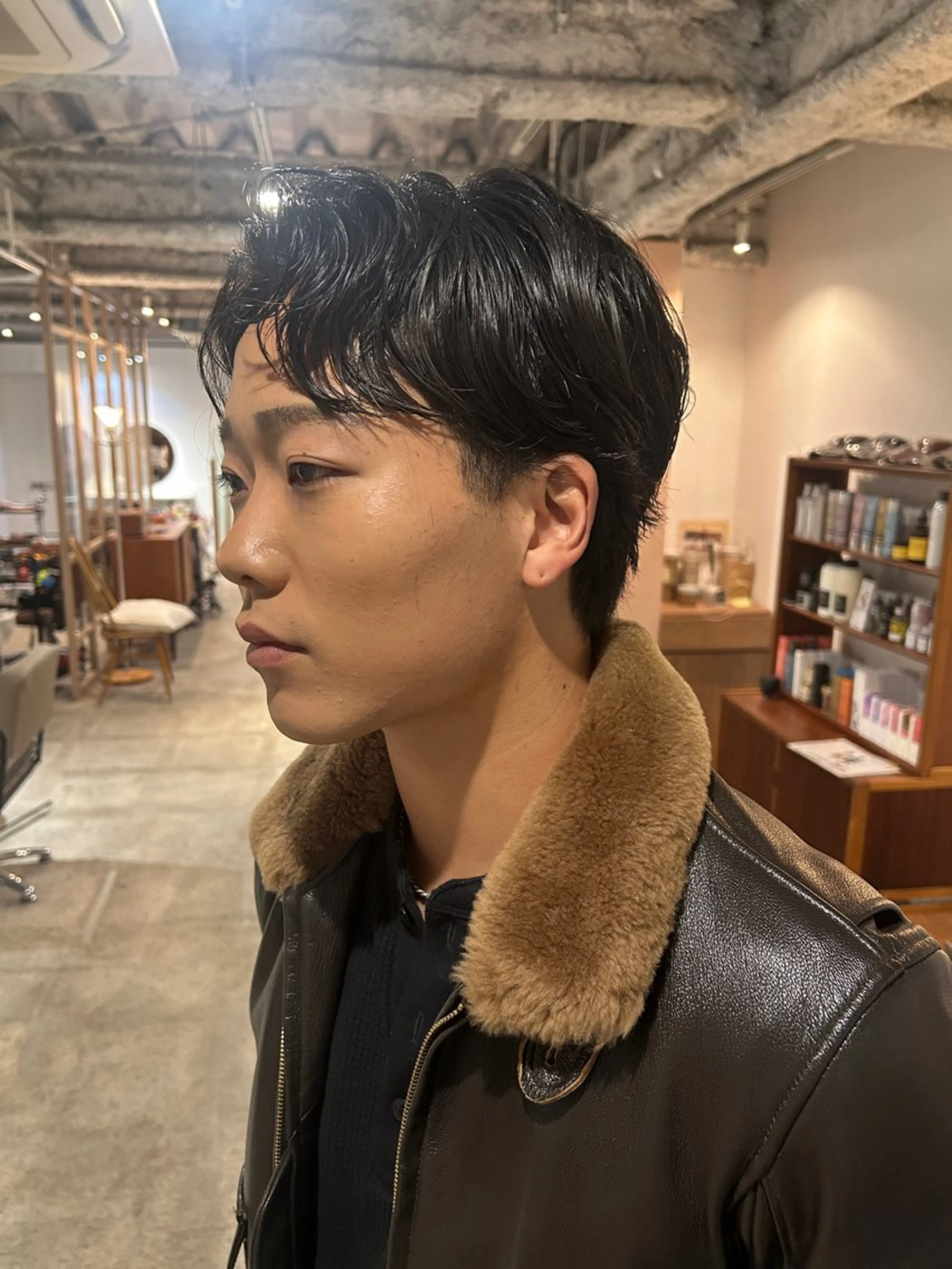 パーマ メンズ カット パーマ 🎀suzuna 透明感colorのヘアスタイル