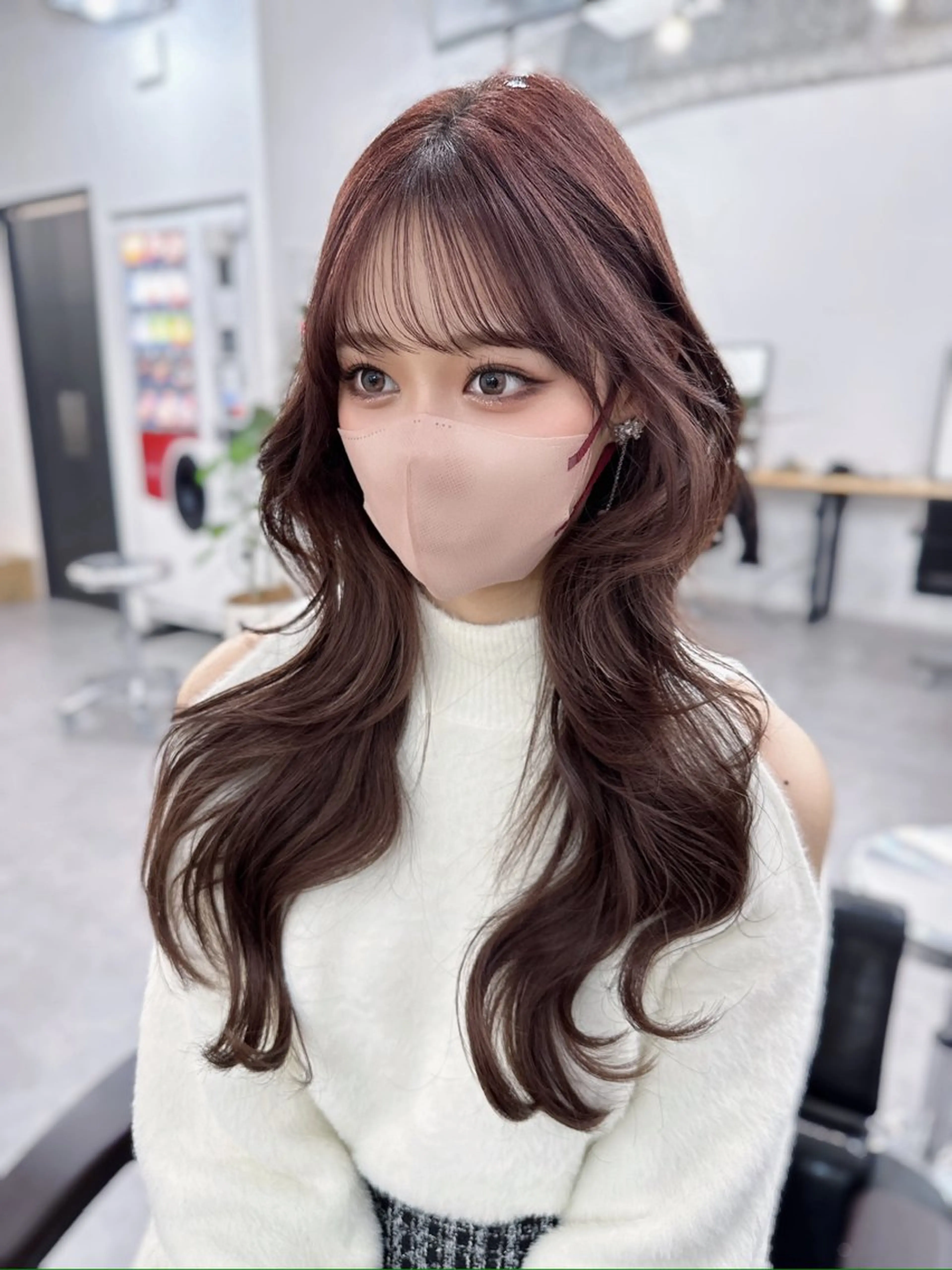 ロング 韓国風ヘア kiti Sakaeのヘアスタイル