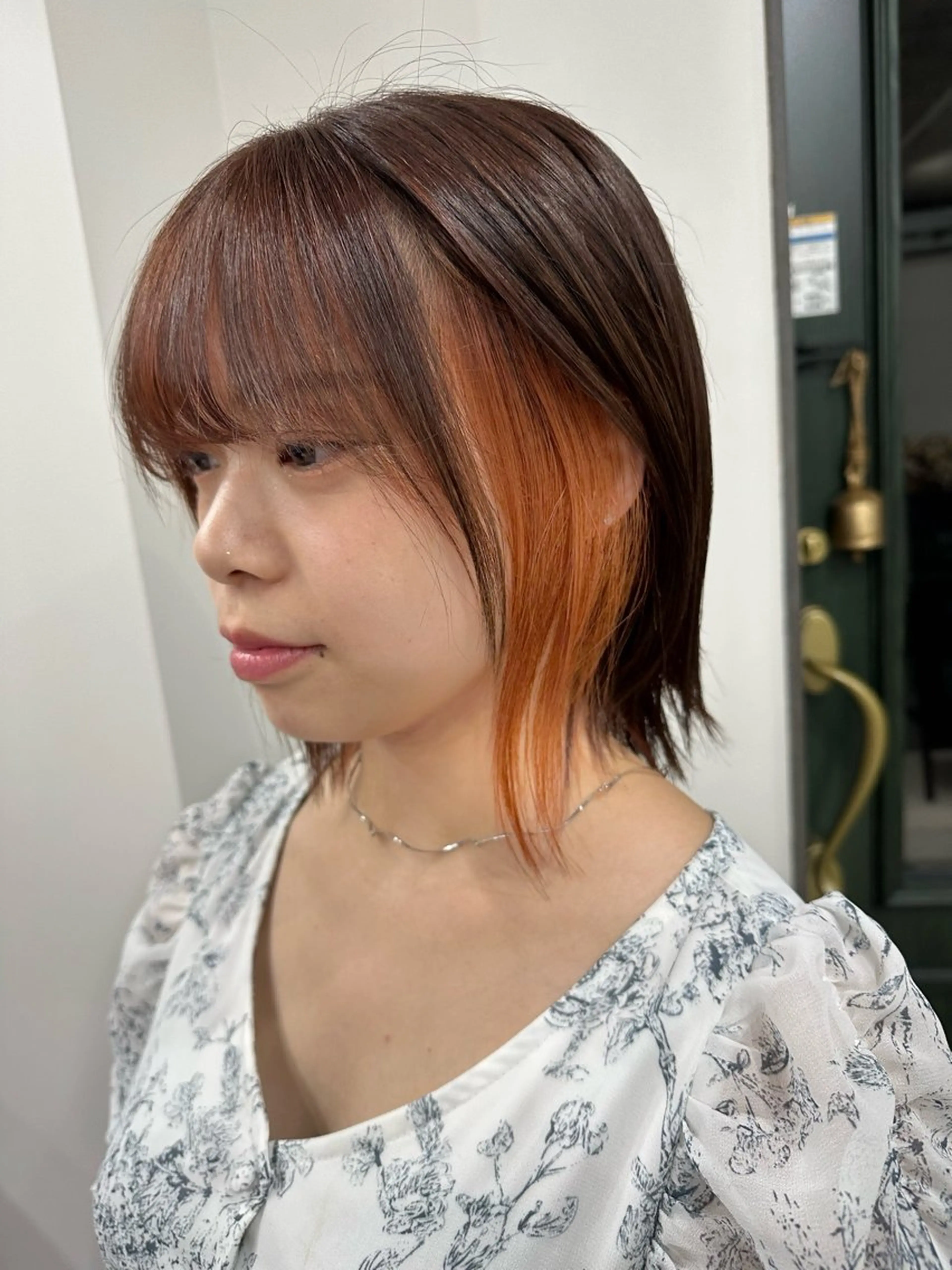 ミディアム カラー さあや 【透け感/艶感】のヘアスタイル