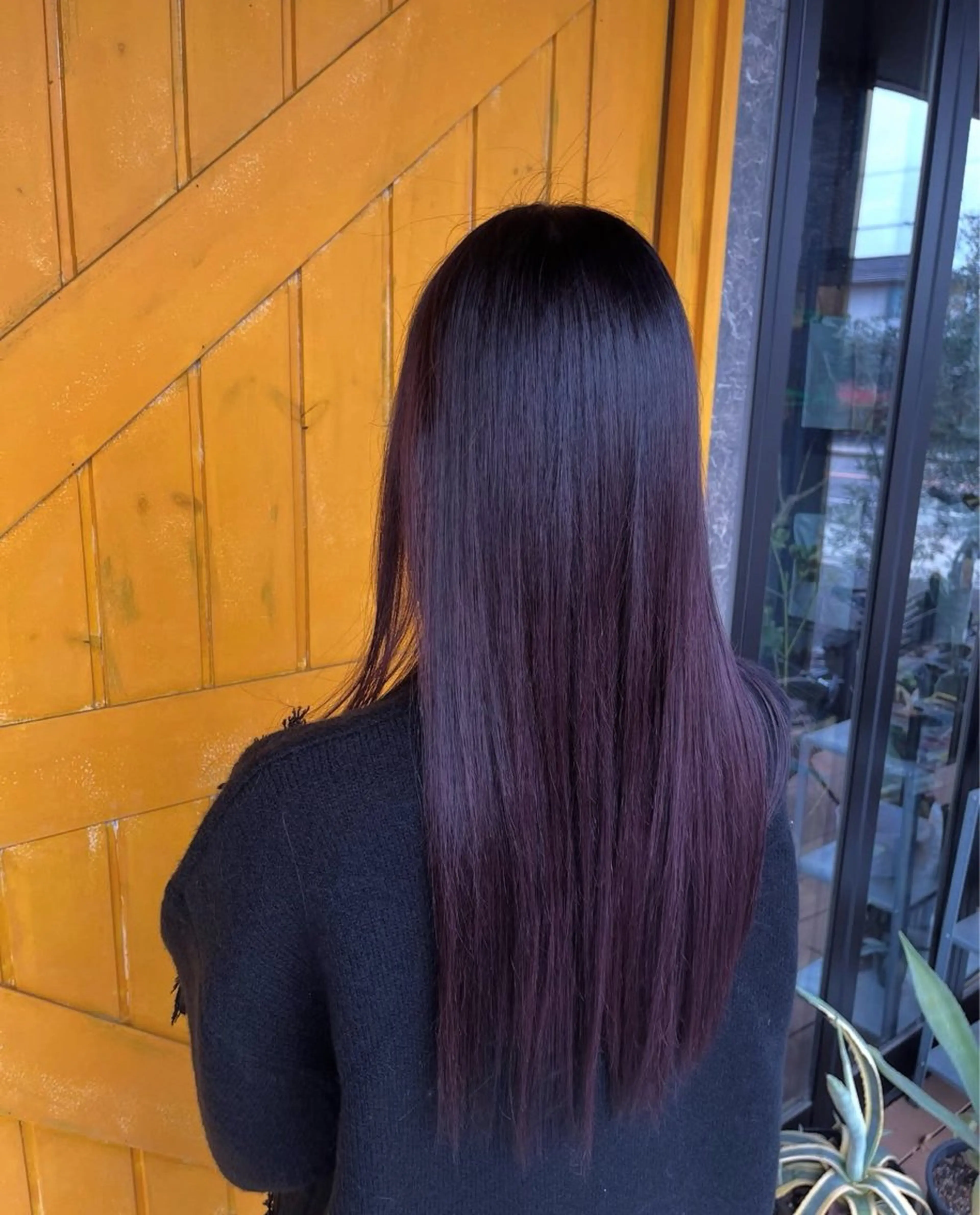 ロング カラー ヘアカラー トリートメント 織部 望のヘアスタイル