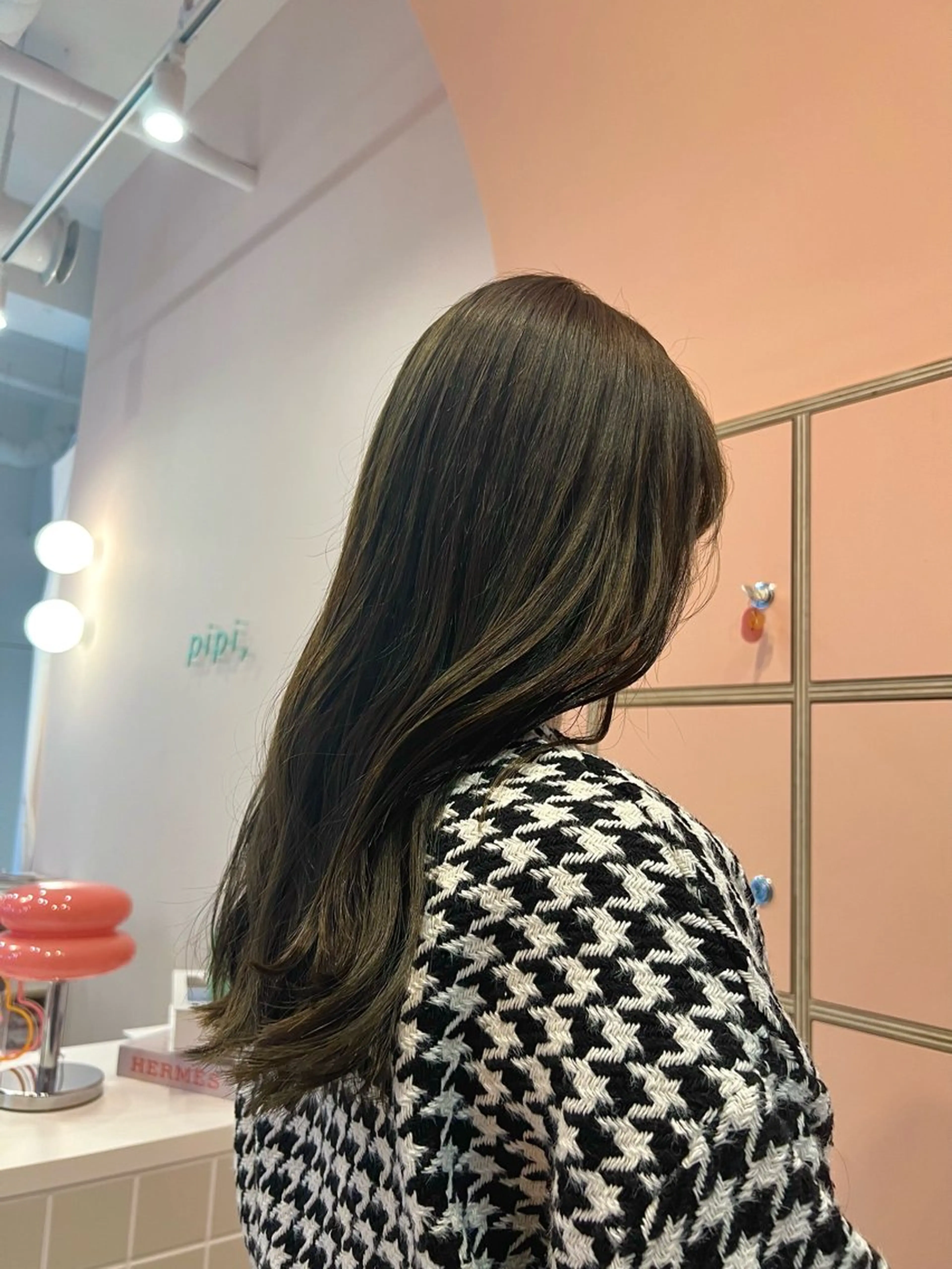 ロング カラー カット ヘアカラー トリートメント mizuki ,のヘアスタイル