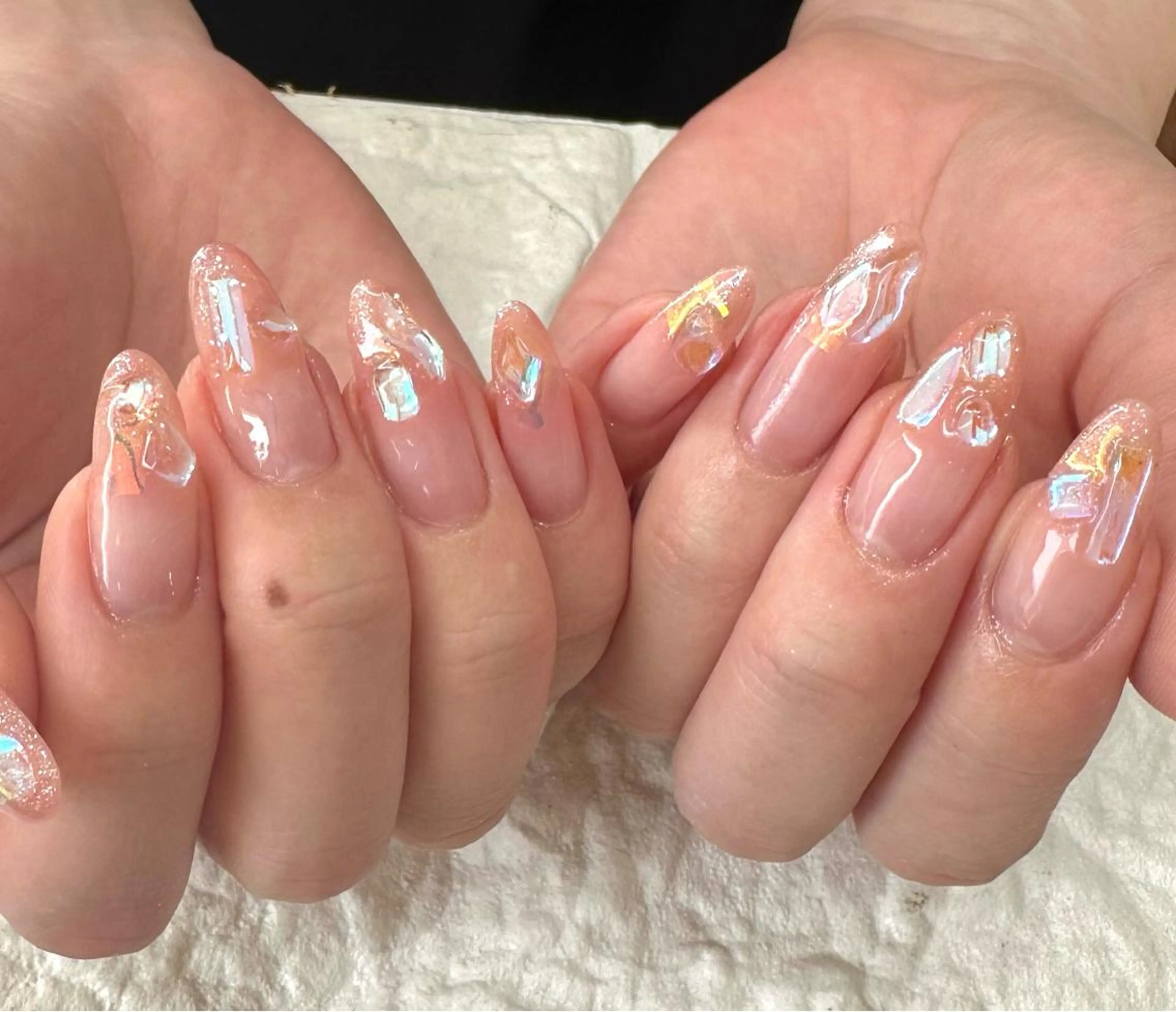 ネイル クリアネイル ストーンネイル ハンドネイル ラルゴ所属・Largo ラルゴのネイルデザイン