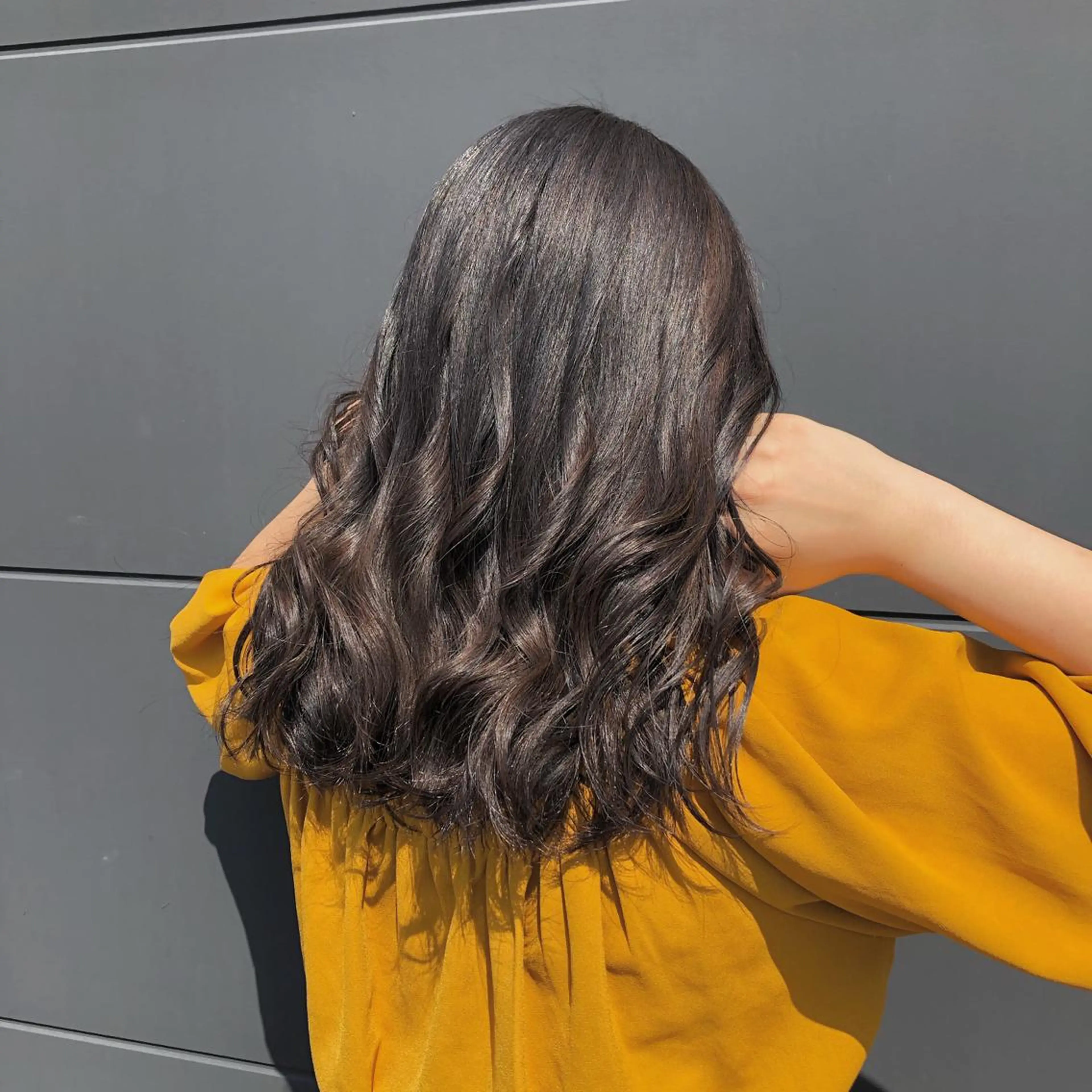 ロング カラー ヘアアレンジ yoshino yukoのマツエク・マツパデザイン