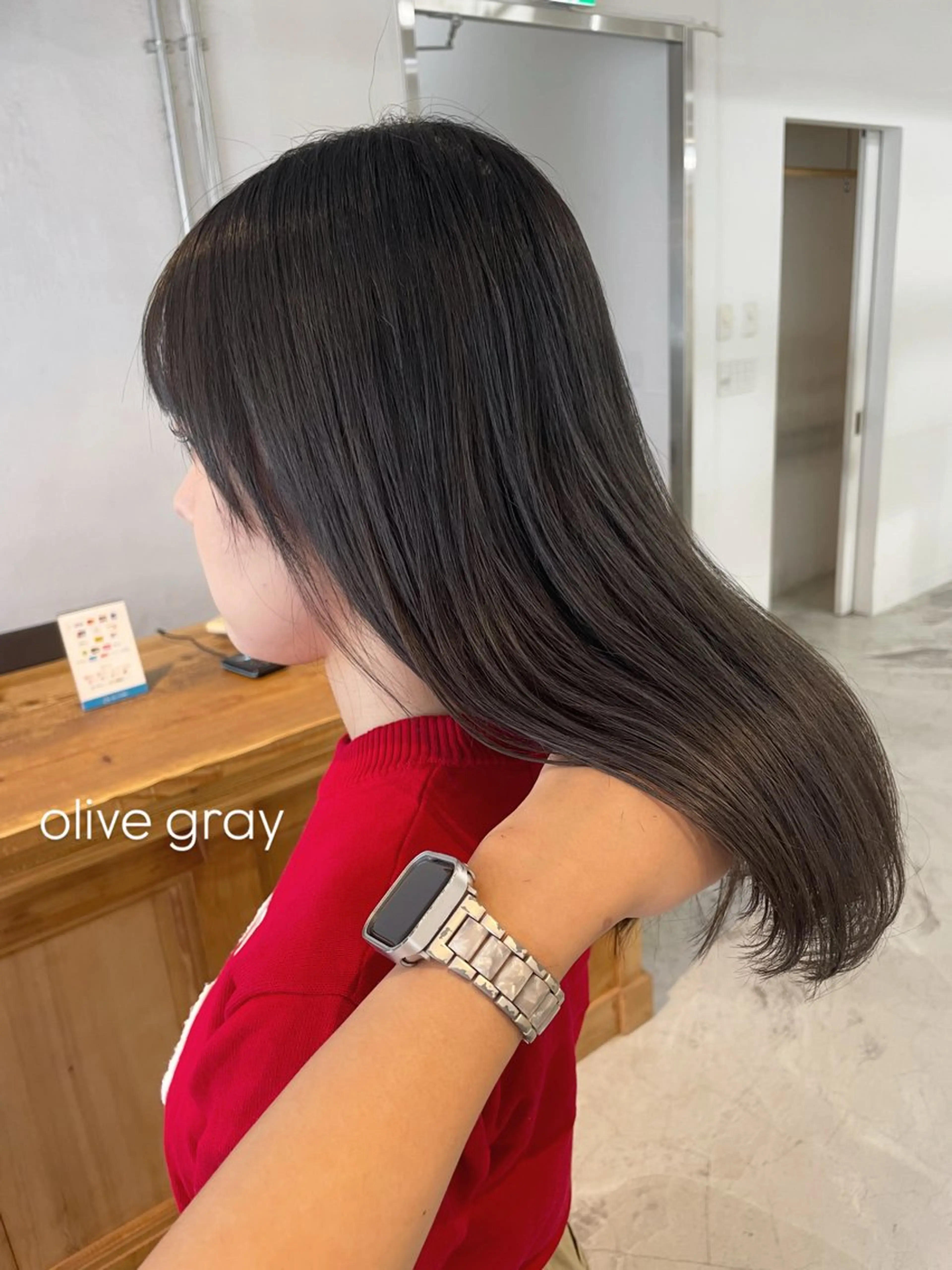 ミディアム カラー 柔らかブラウン/栄/ tomitaのヘアスタイル