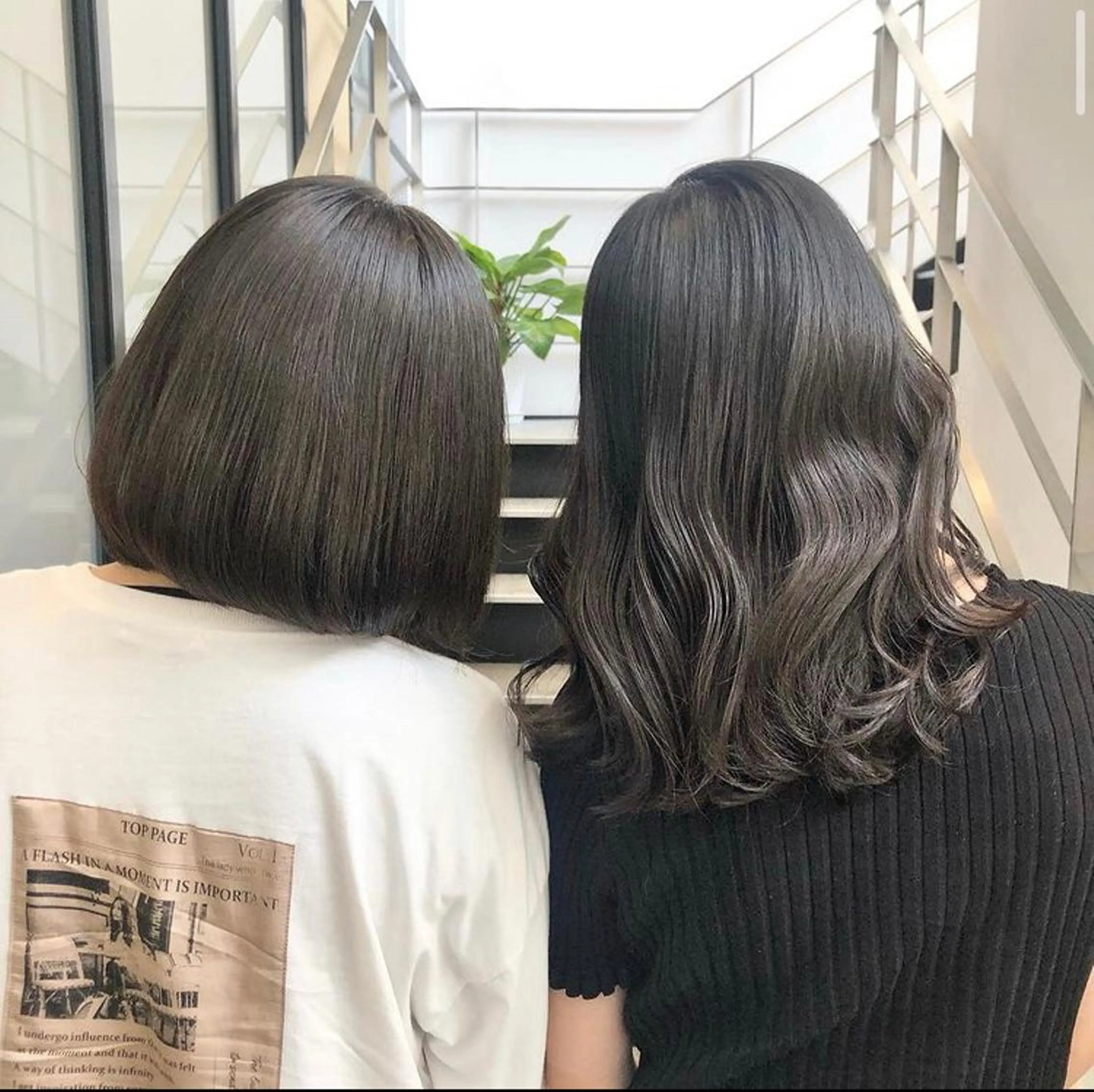 セミロング ボブ シースルーバング トリートメント カット stylist 🌸 kana.のヘアスタイル