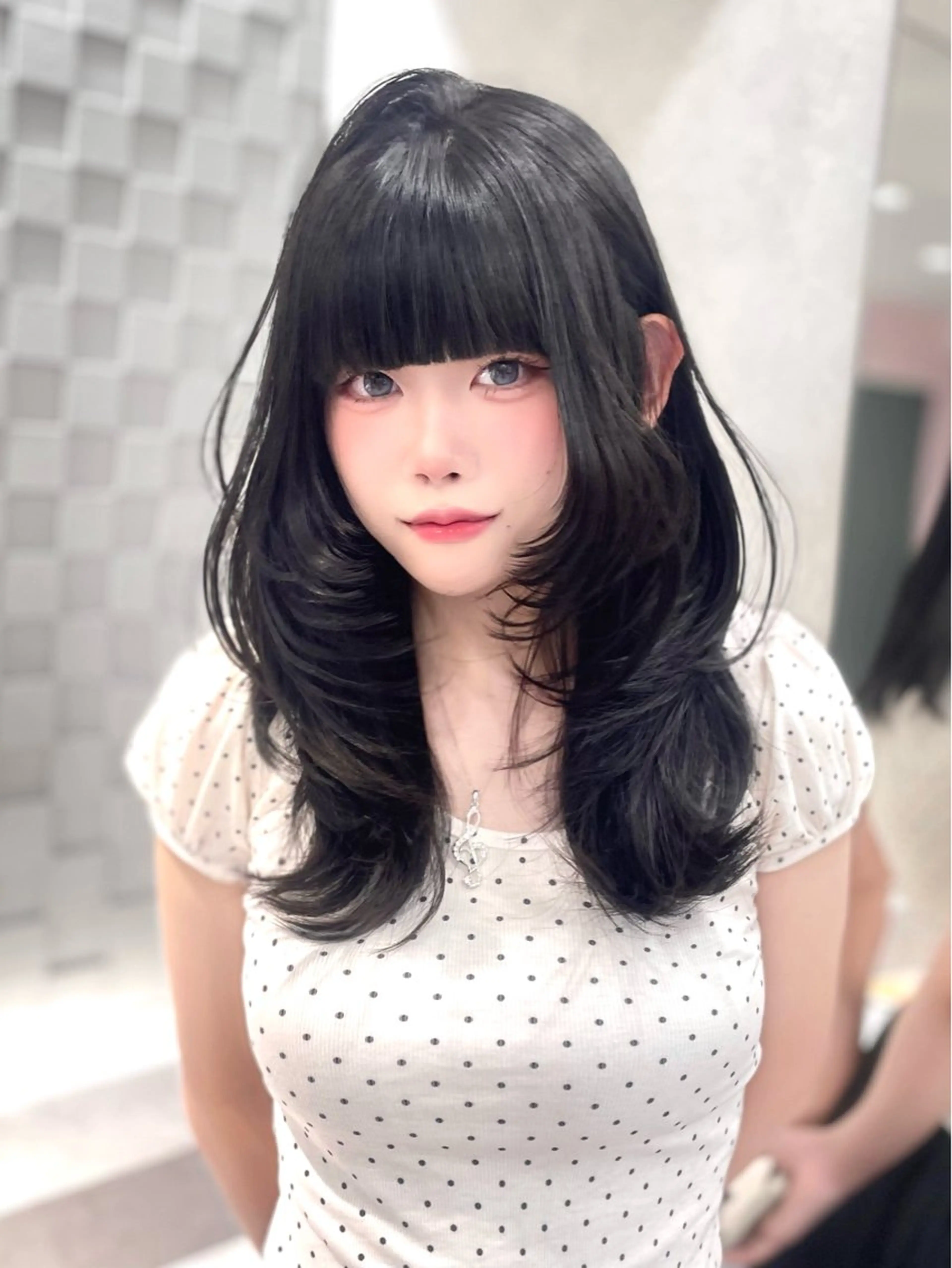 ロング ハッシュカット ♡ 𝐿𝑈𝑁𝐴 ♡のヘアスタイル