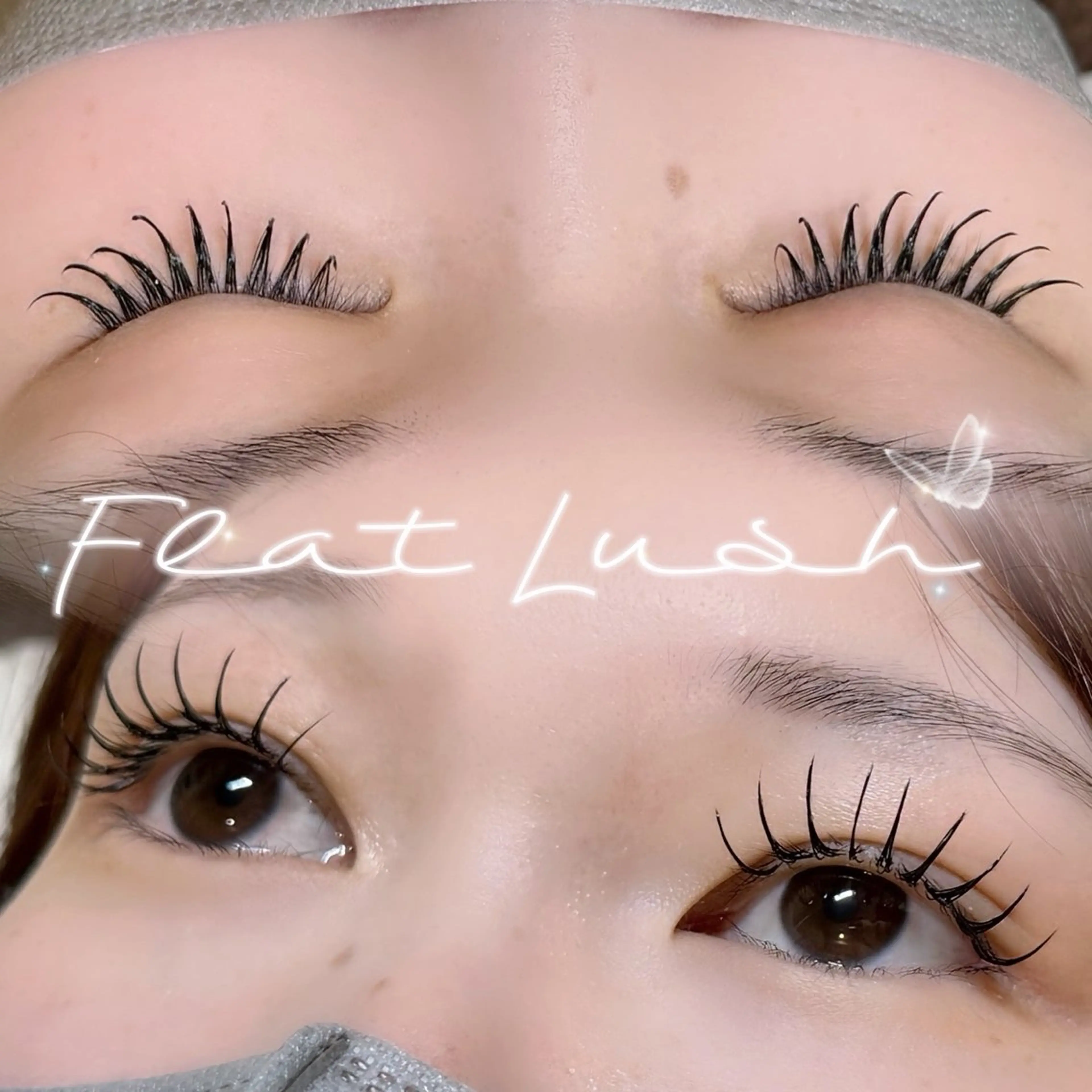 💗フラットラッシュ𝟖𝟎本コーティング𝑺𝒆𝒕💗の写真