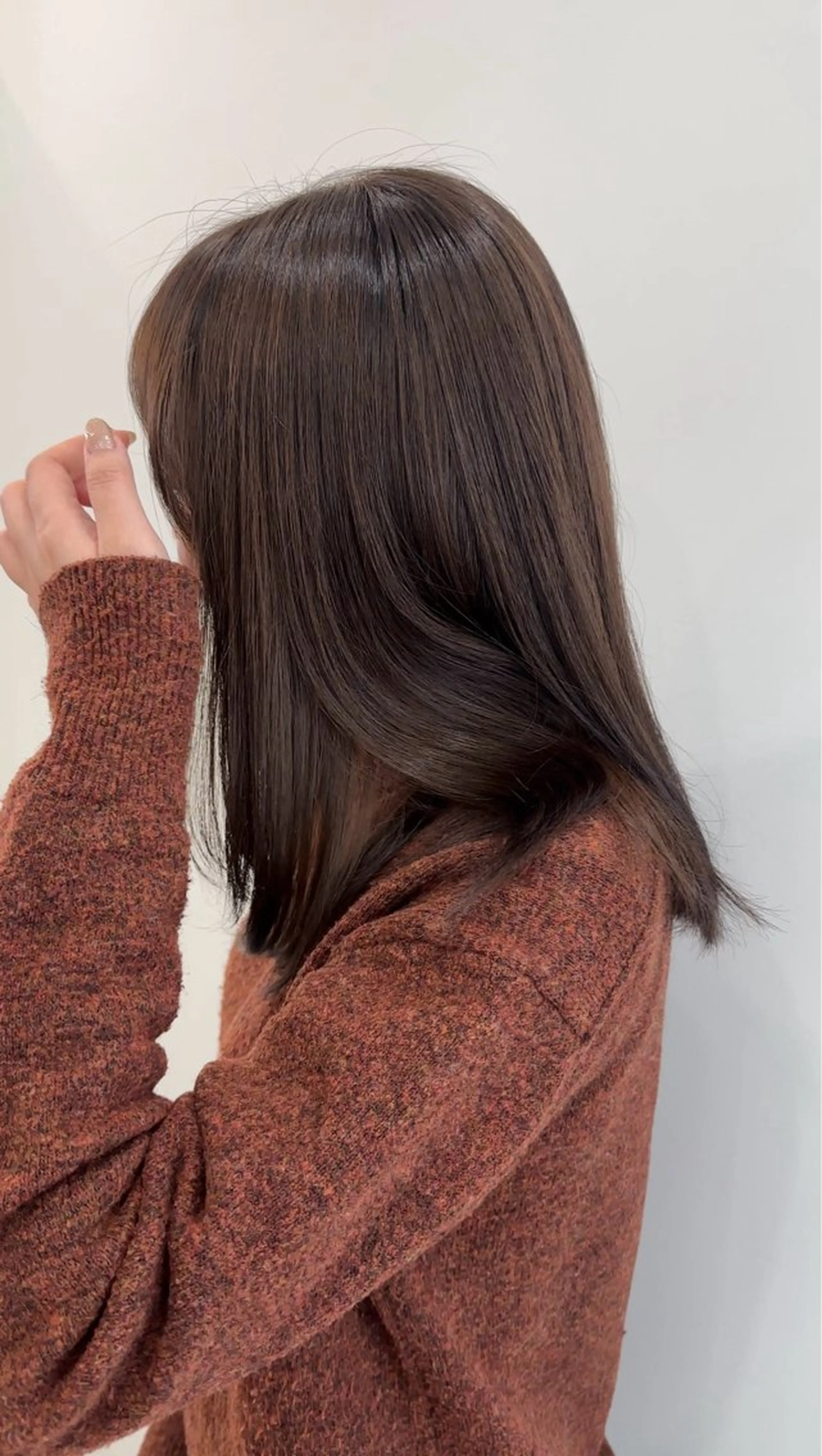 セミロング カラー カット ヘアカラー トリートメント レイヤー/ナチュラル 💐nao.のヘアスタイル