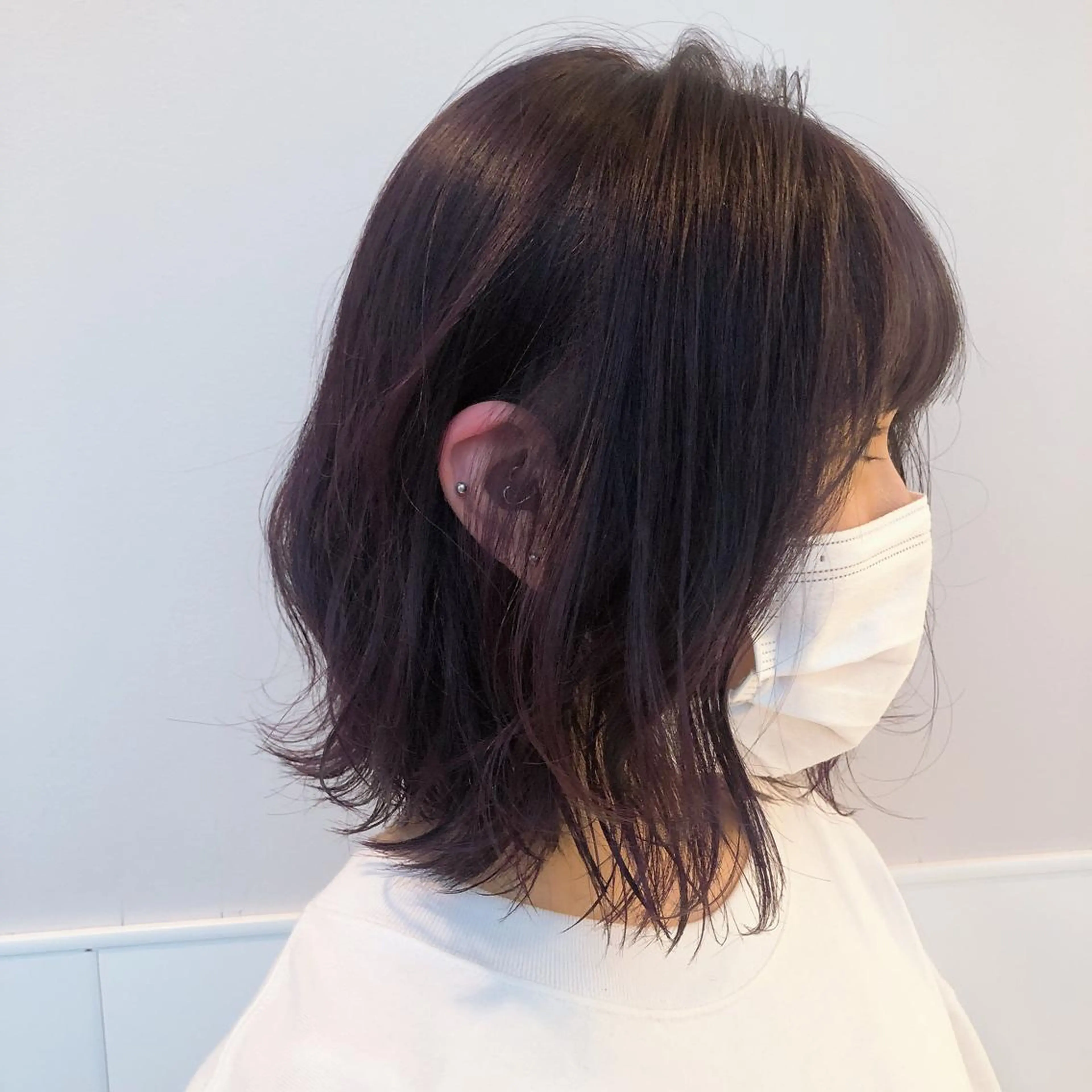 ショート カラー バイオレットカラー ヘアカラー トリートメント 盛れるレイヤーカット 得意🌹井上美沙のヘアスタイル